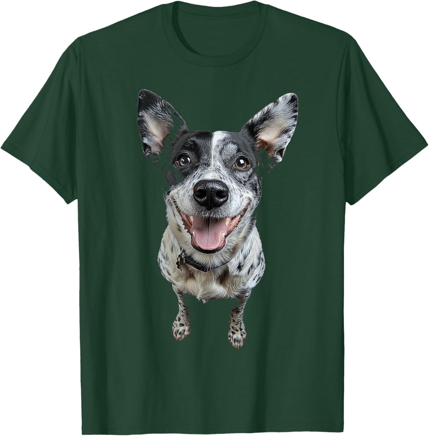Cattle Dog Motif Pet Art Cattle Women Kids T-Shirt - T-Shirt | Forest