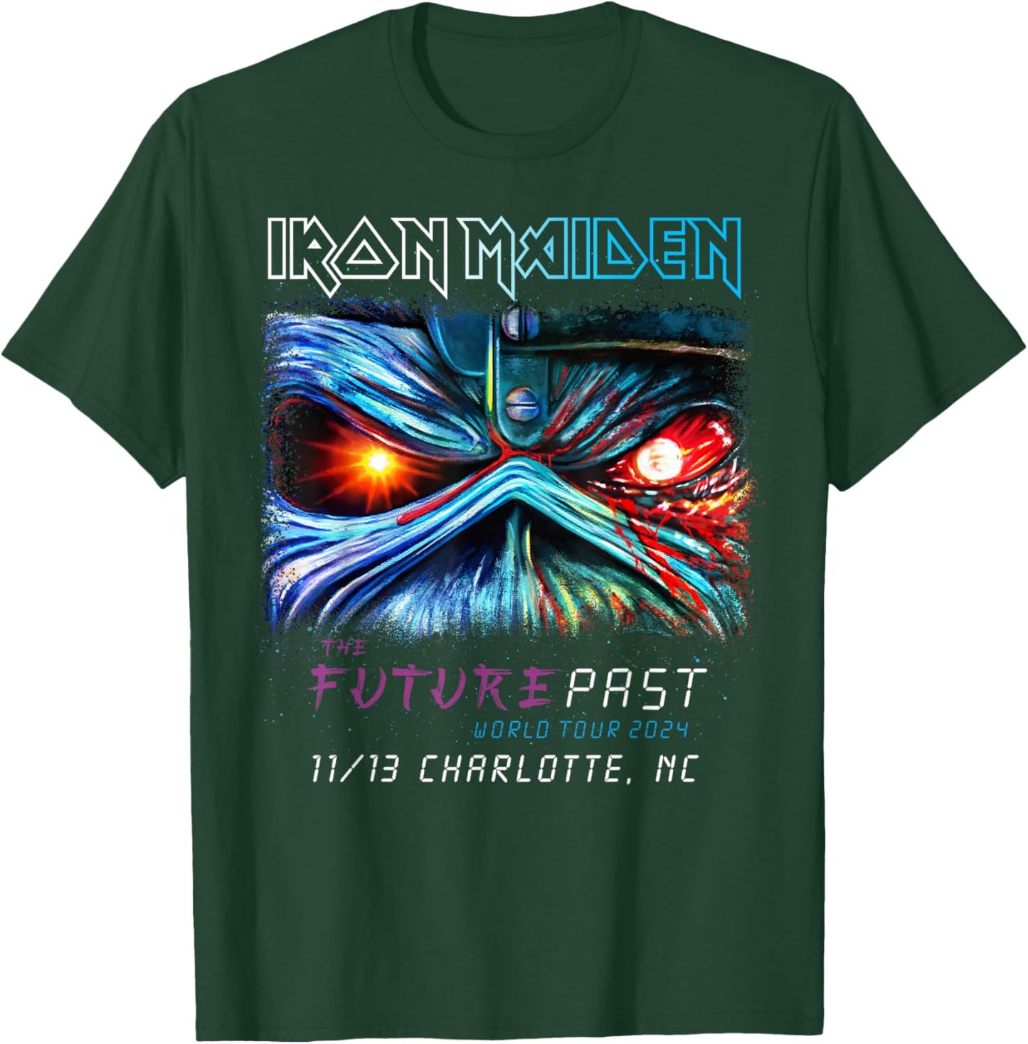 Iron Maiden TFPT 2024 Charlotte T-Shirt - T-Shirt | Forest