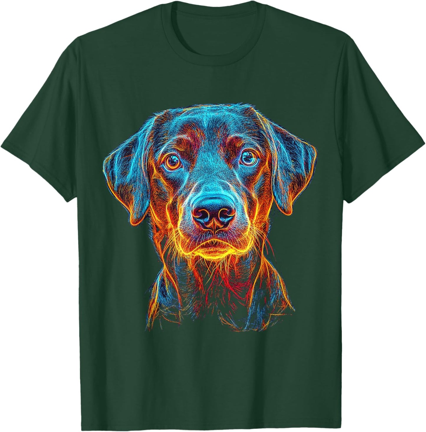 Labrador Retriever Dog Pet Blue Eyes Labrador Retriever T-Shirt - T-Shirt | Forest