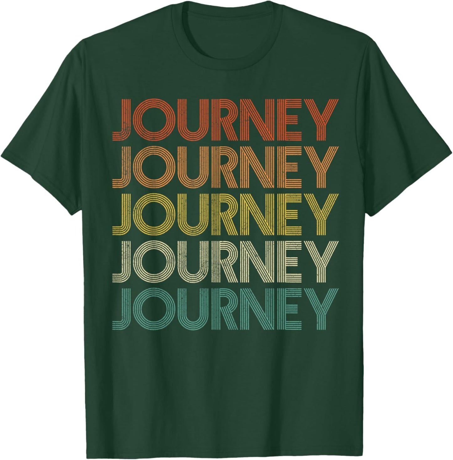 Journey Vintage Retro T-Shirt - T-Shirt | Forest