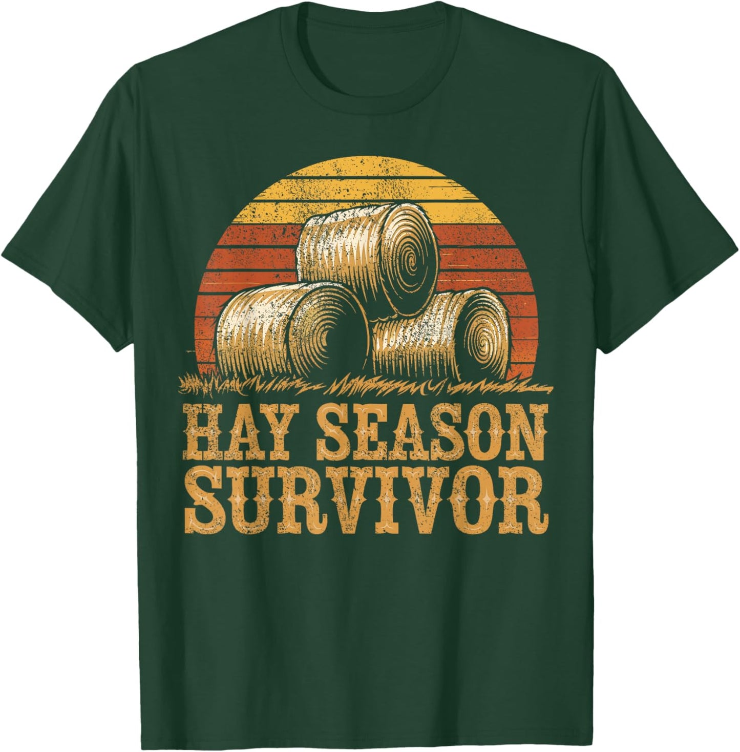 Farming Hay Season Hay Farmer T-Shirt - T-Shirt | Forest
