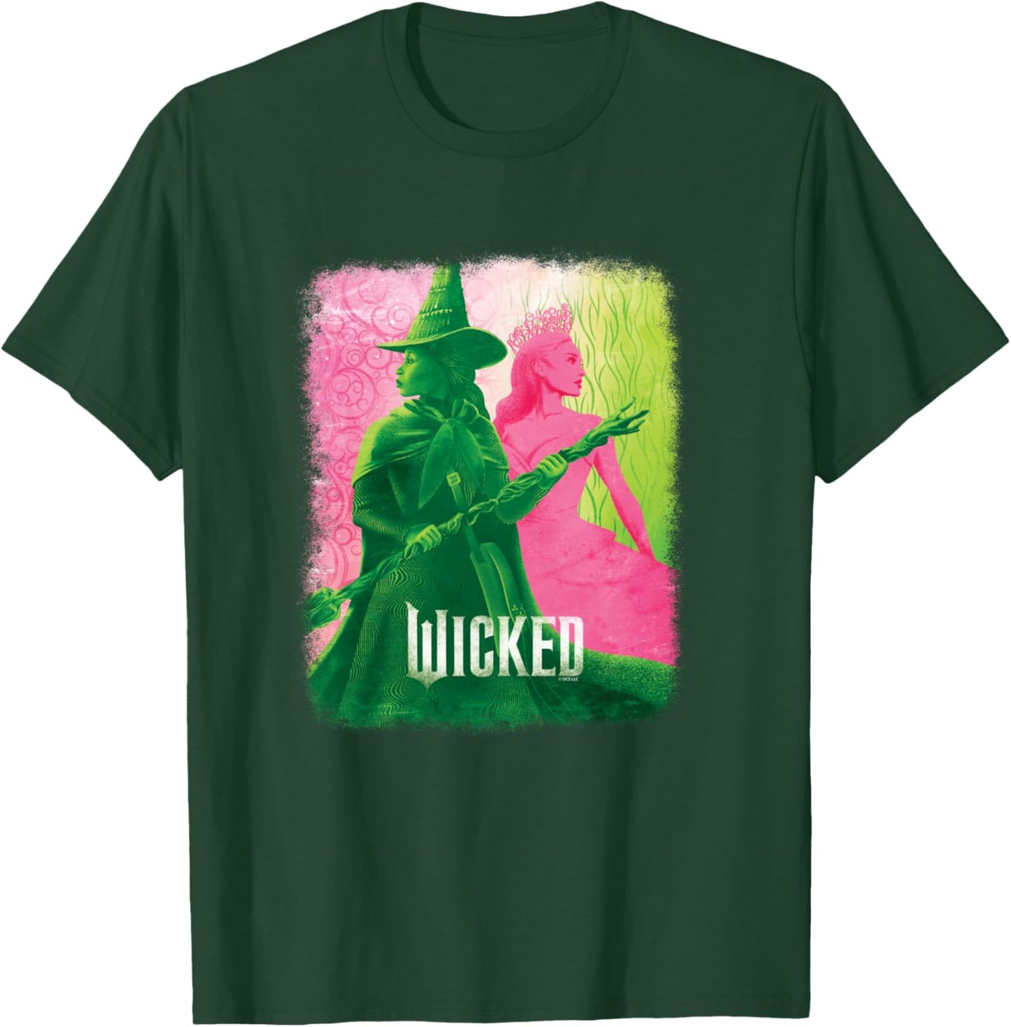 Wicked Elphaba & Glinda Tonal T-Shirt - T-Shirt | Forest