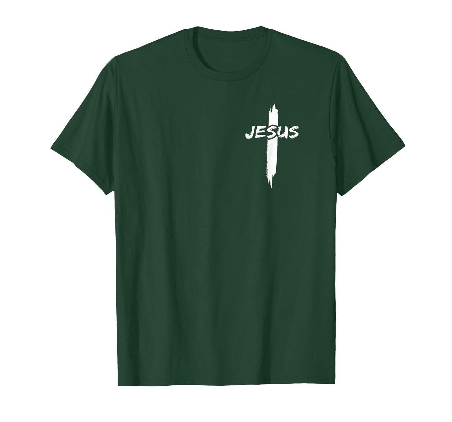 Jesus is Lord Cross Christian T-Shirt, Small, Black