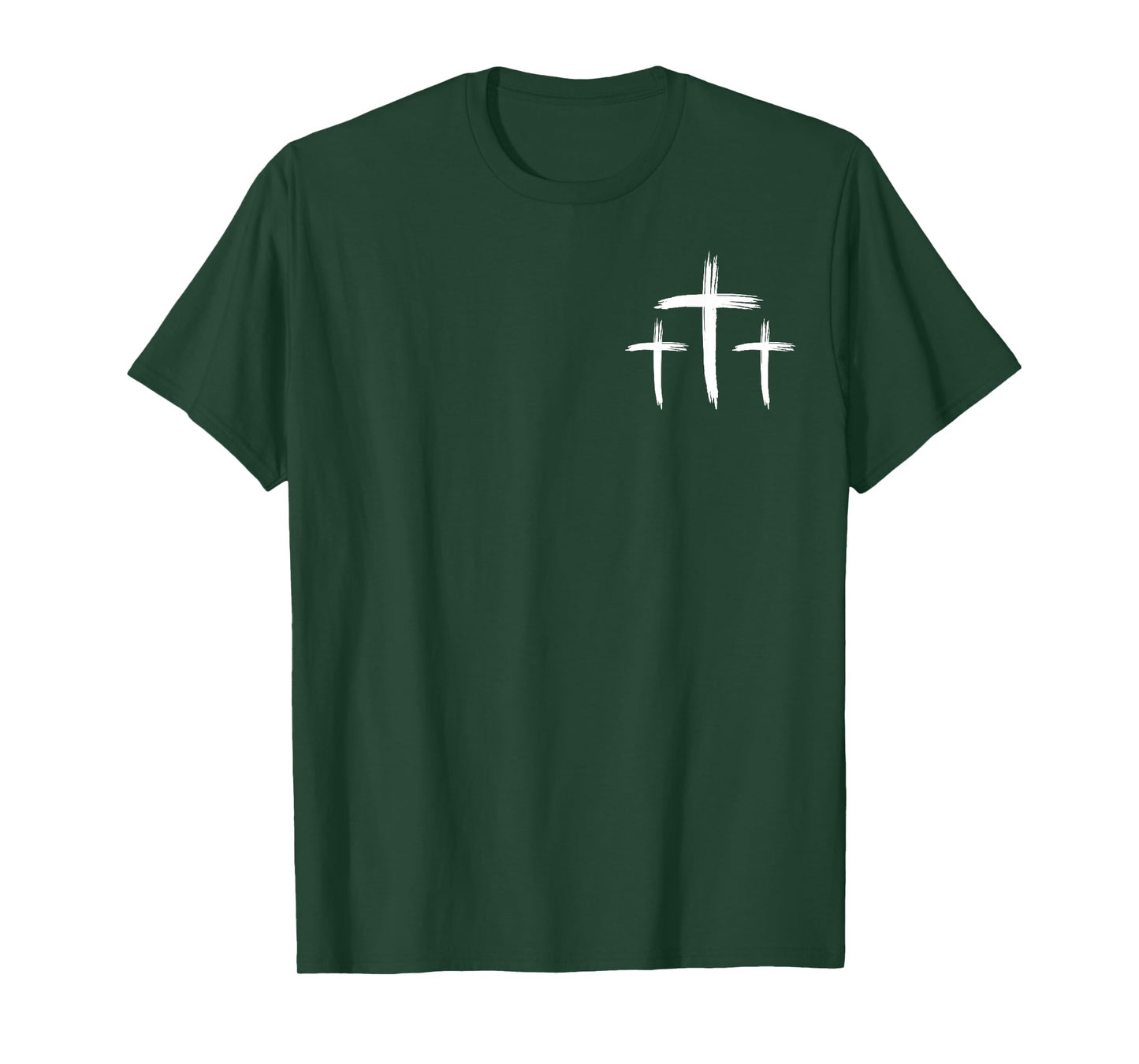 Faith Over Fear Christian Cross ( 2 sided) T-Shirt