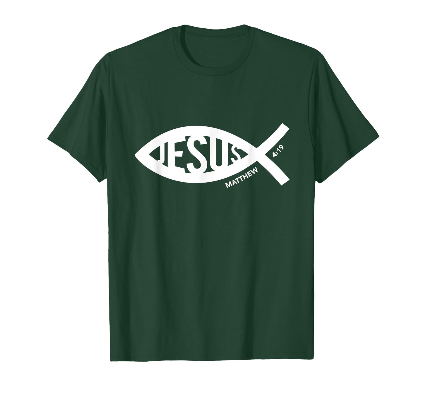 Jesus Fish Symbol Christian T-Shirt T-Shirt