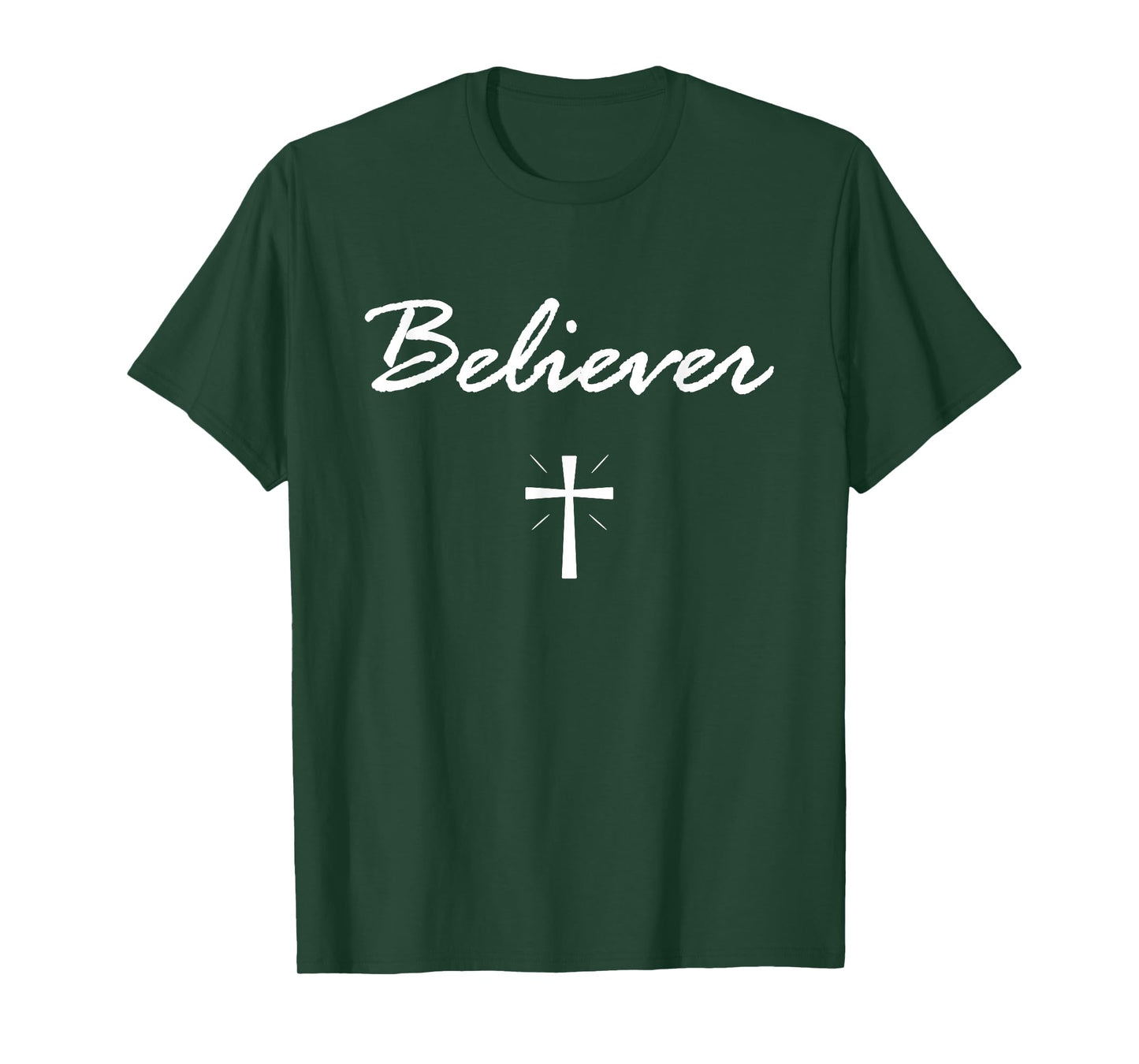 Believer Cross Bible Verse Christian Christ Lover Gift T-Shirt
