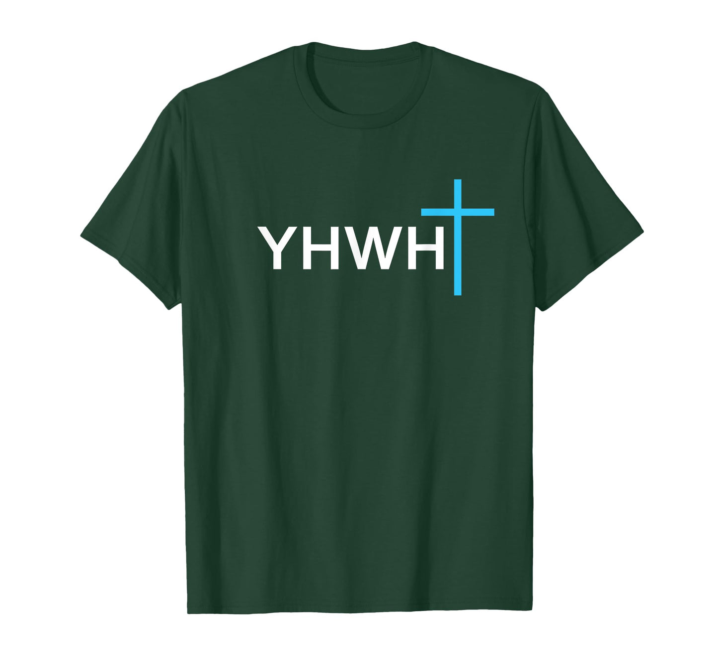 Simple Cross YHWH Yahweh Christian Jesus Name T-Shirt