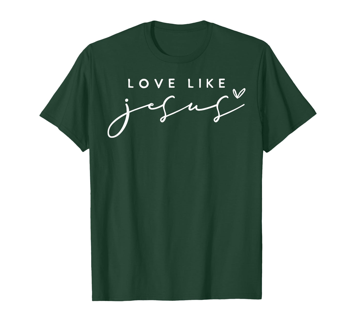 Christian Love Like Jesus Merry Christmas Womens Girls Kids T-Shirt