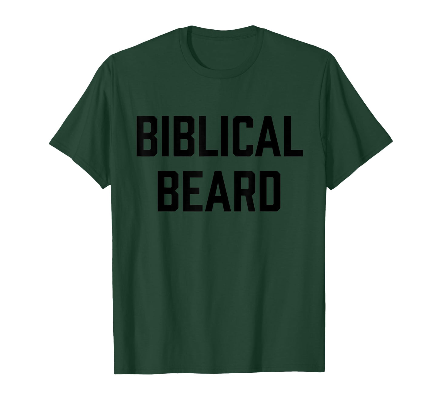 Mens Christian Biblical Beard T-Shirt