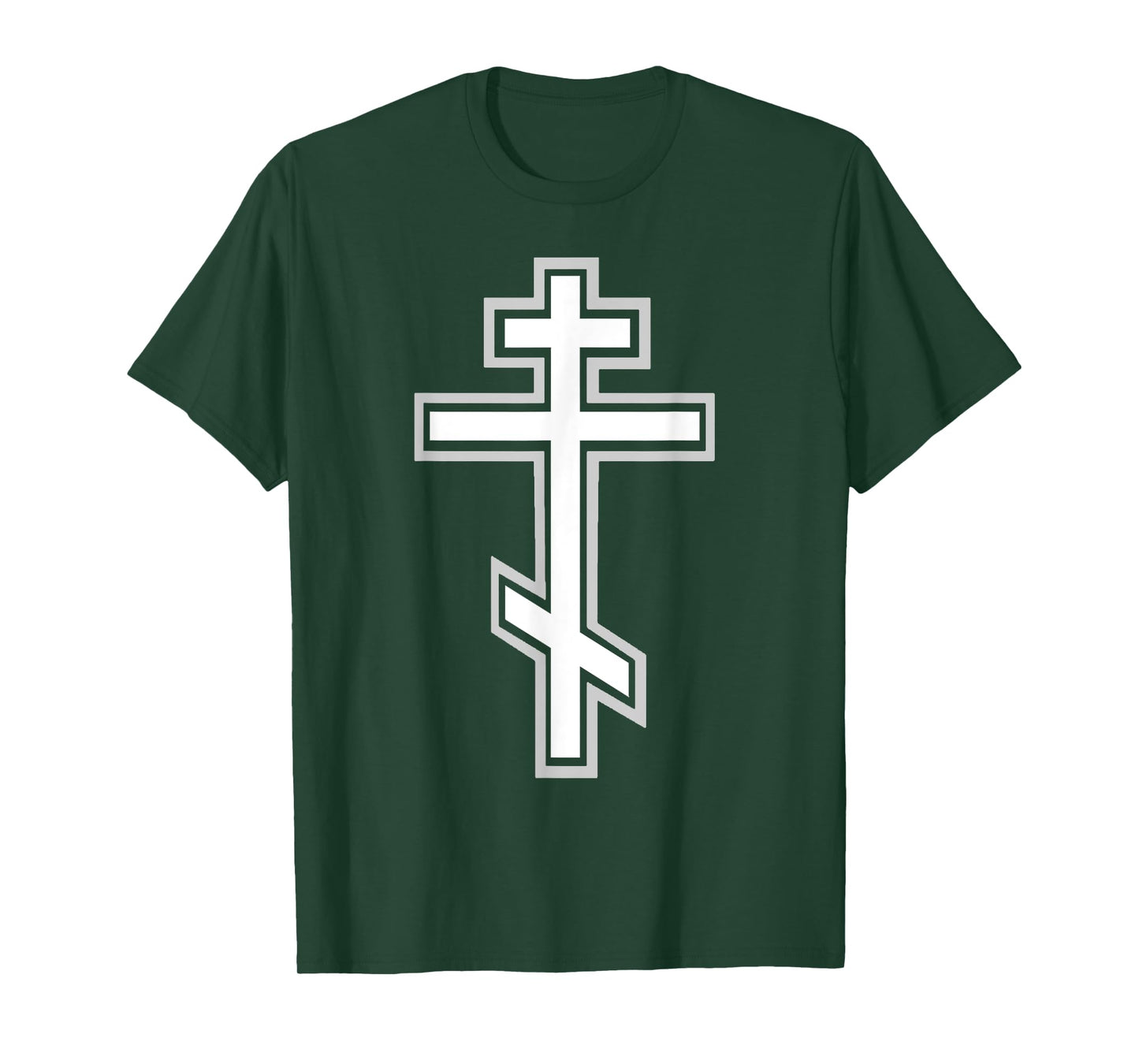 Russian Orthodox Cross. Crucifix Christian T-Shirt