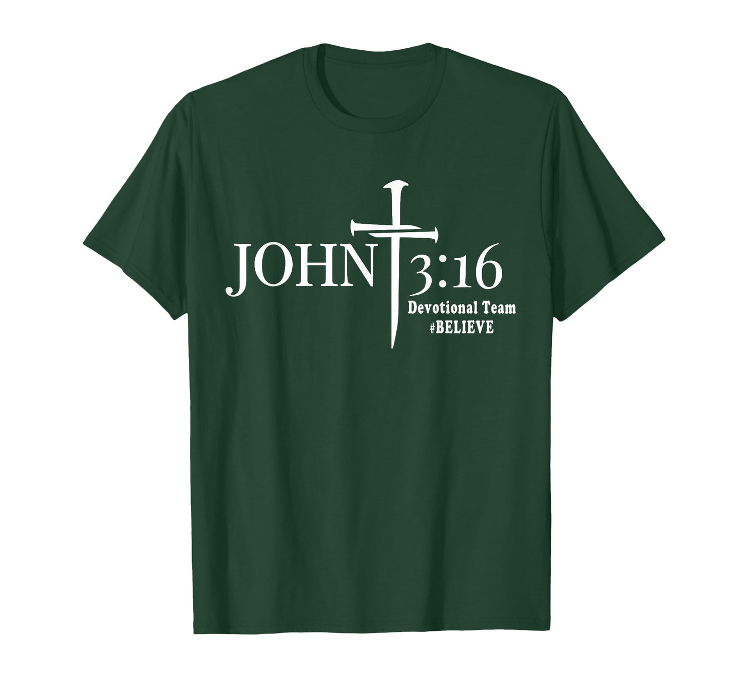 John 3 16 Devotional Team God Christian T-Shirt
