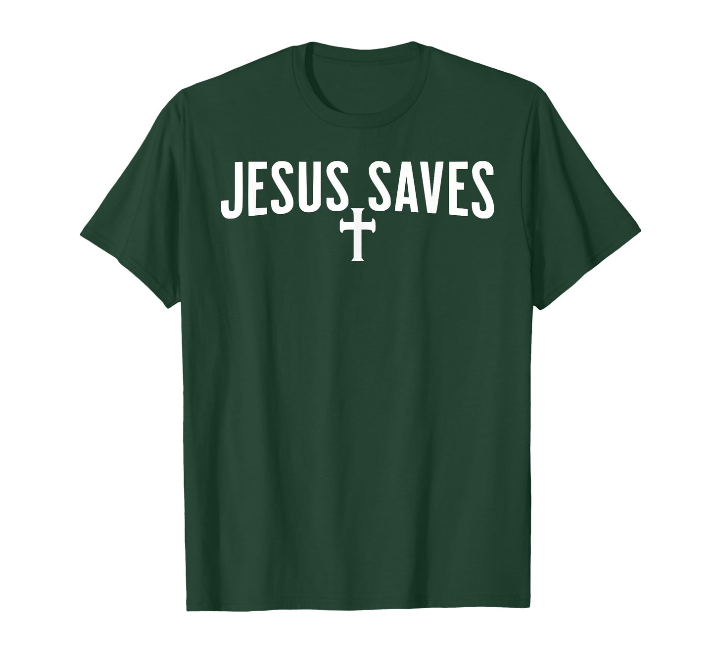 Jesus Saves Cross Subtle Christian Minimal Religious Faith T-Shirt