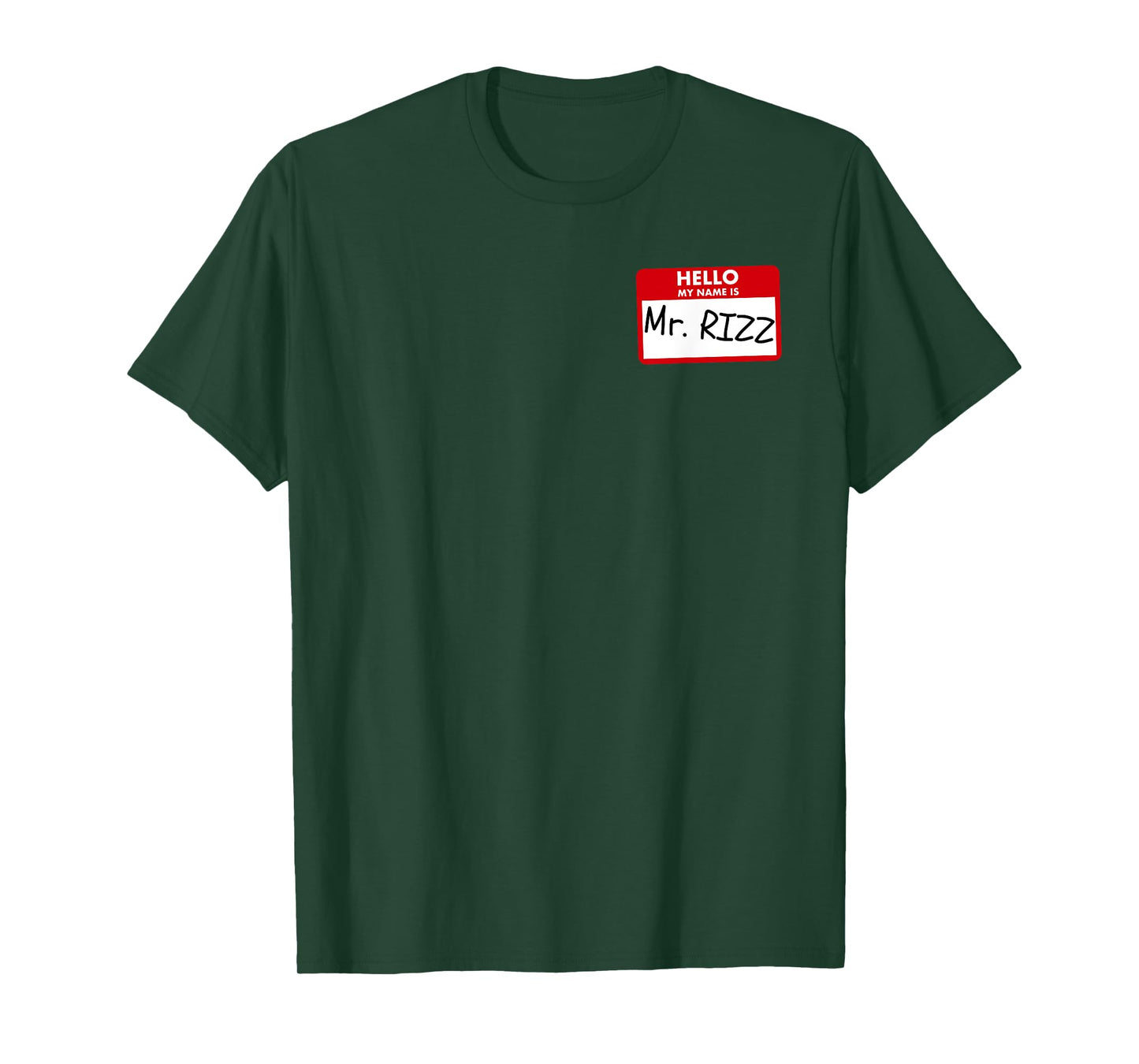The Rizzler Mr. Rizz Name Tag W Rizz God T-Shirt