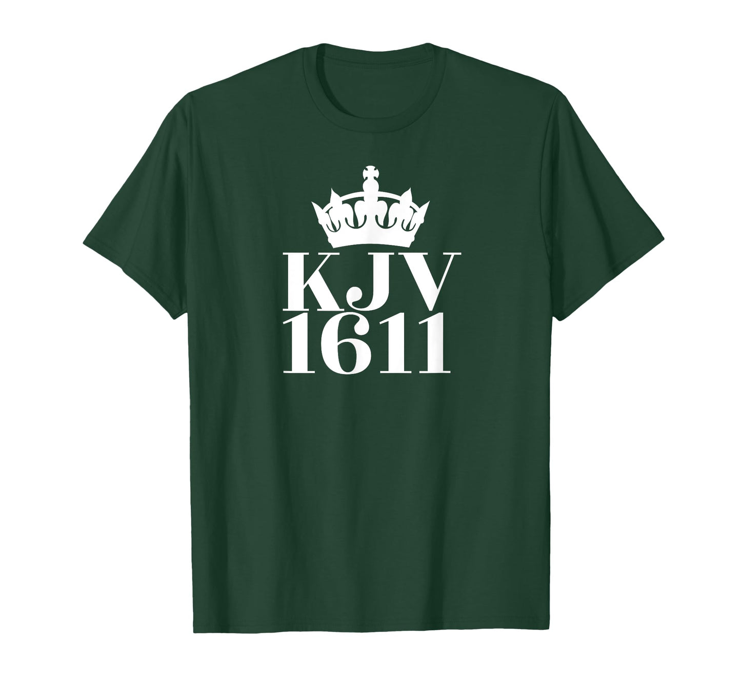 KJV 1611 (with crown) King James Version of Bible T-Shirt
