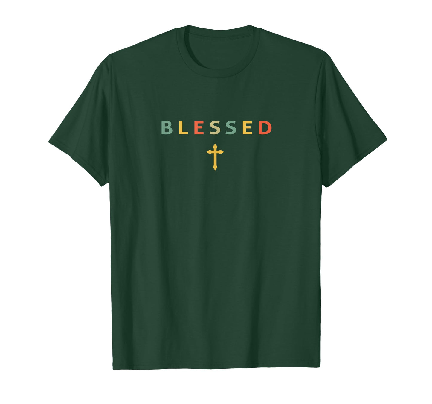 Blessed Christian Jesus Christ Cross Vintage T-Shirt