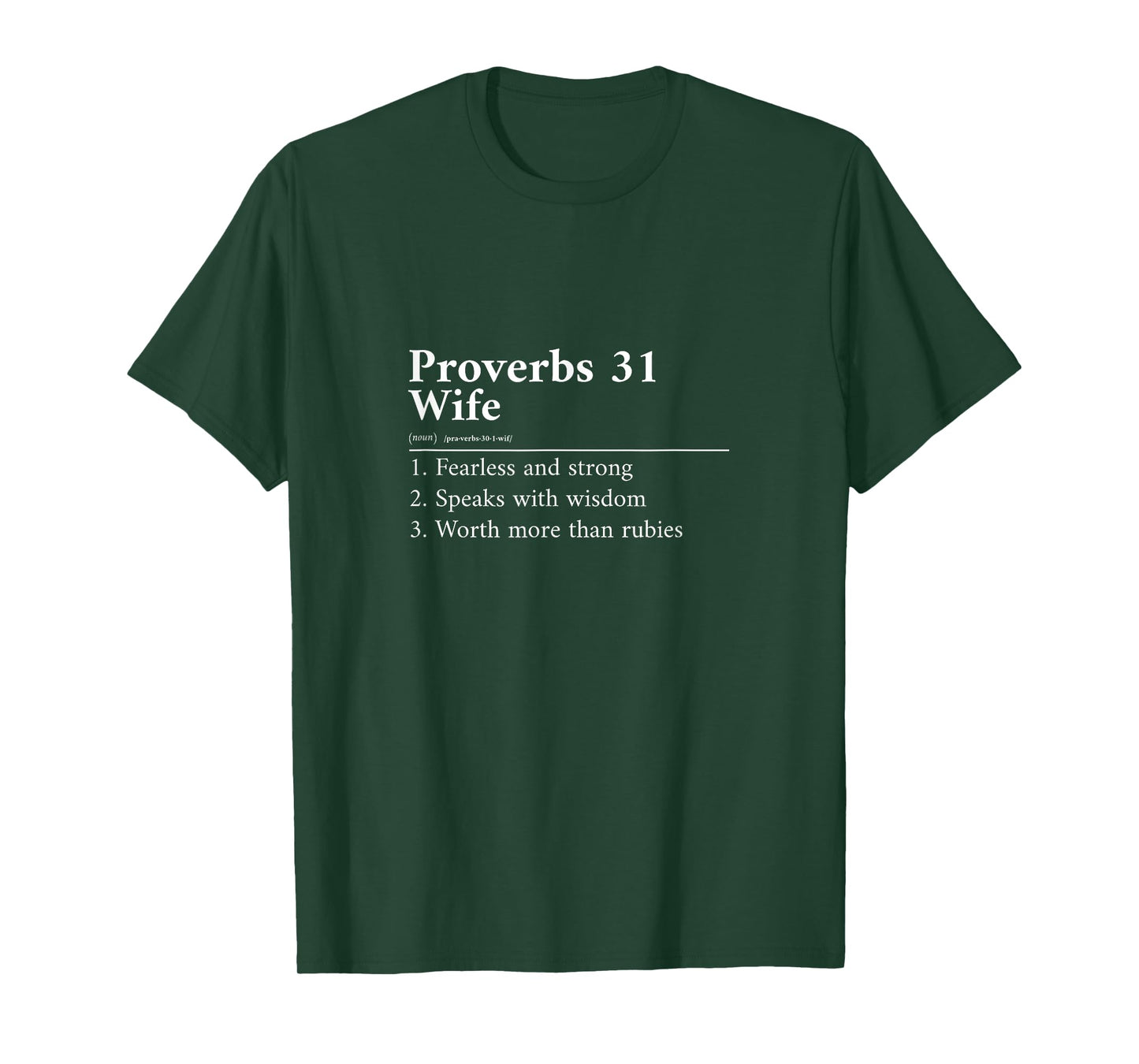 Proverbs 31 Wife Definition T-Shirt