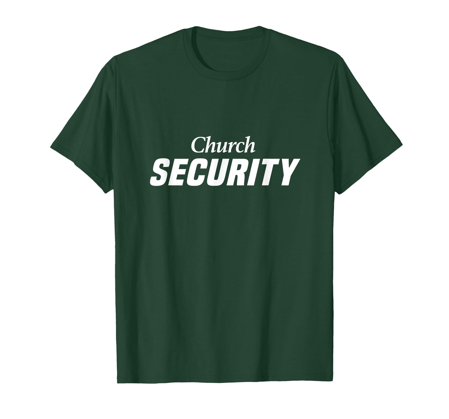Church Security T-Shirt for Pastors Law Enforcement Worship