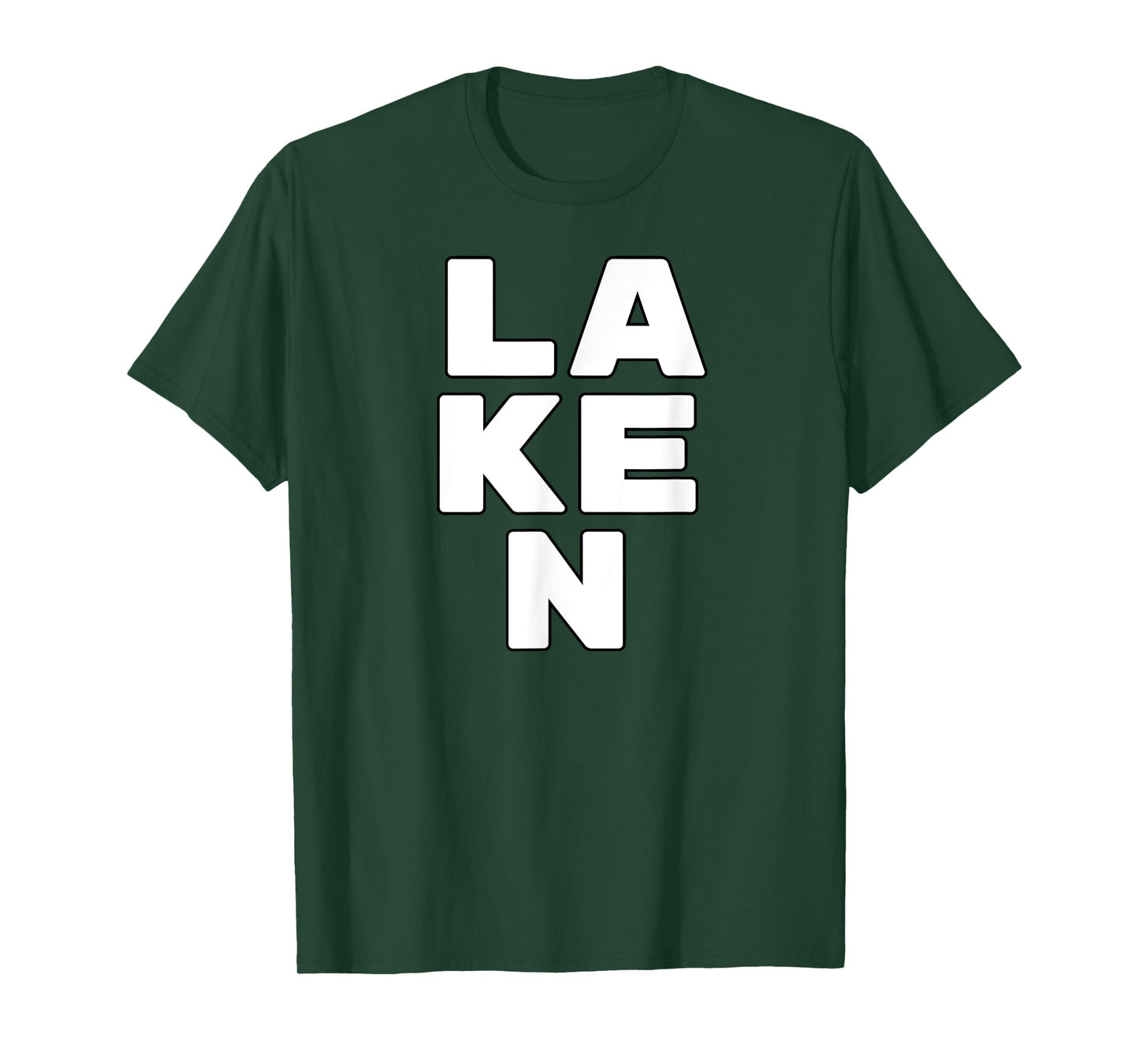 LAKEN Personalized Retro Girls Custom LAKEN Name T-Shirt