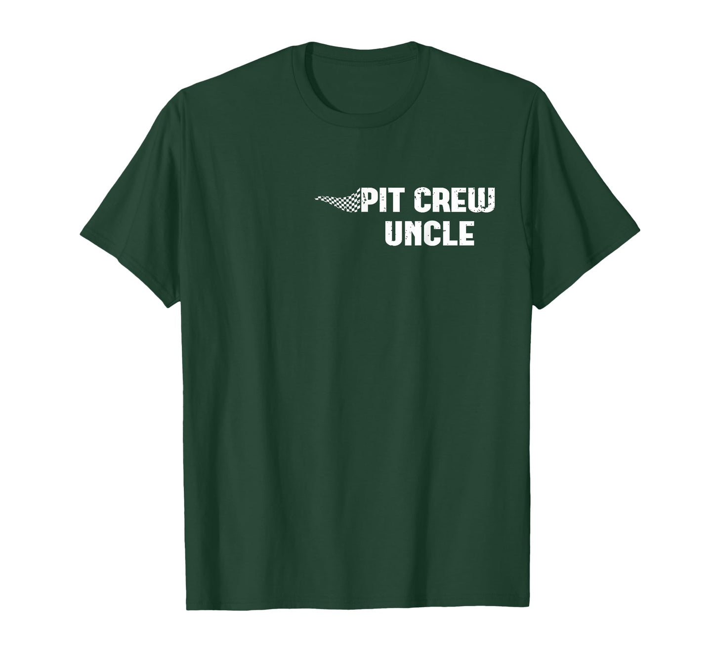 Pit Crew Uncle Racing Car Family Matching Birthday Party T-Shirt
