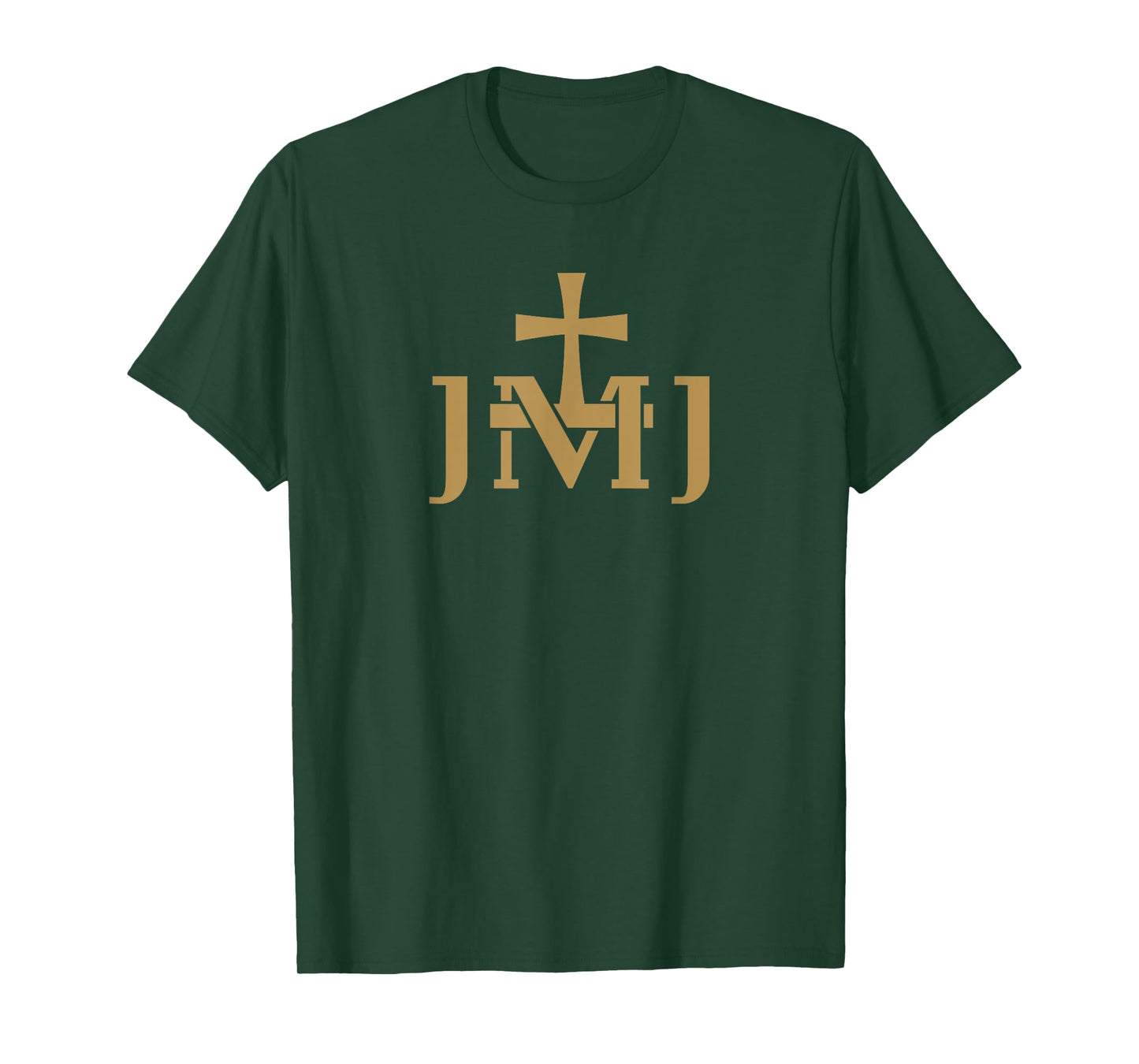 JMJ Jesus Mary Saint Joseph Insignia Catholic T-Shirt