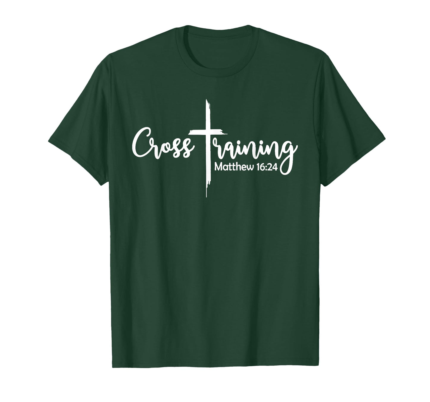 Cross training bible verse jesus faith religious christian T-Shirt