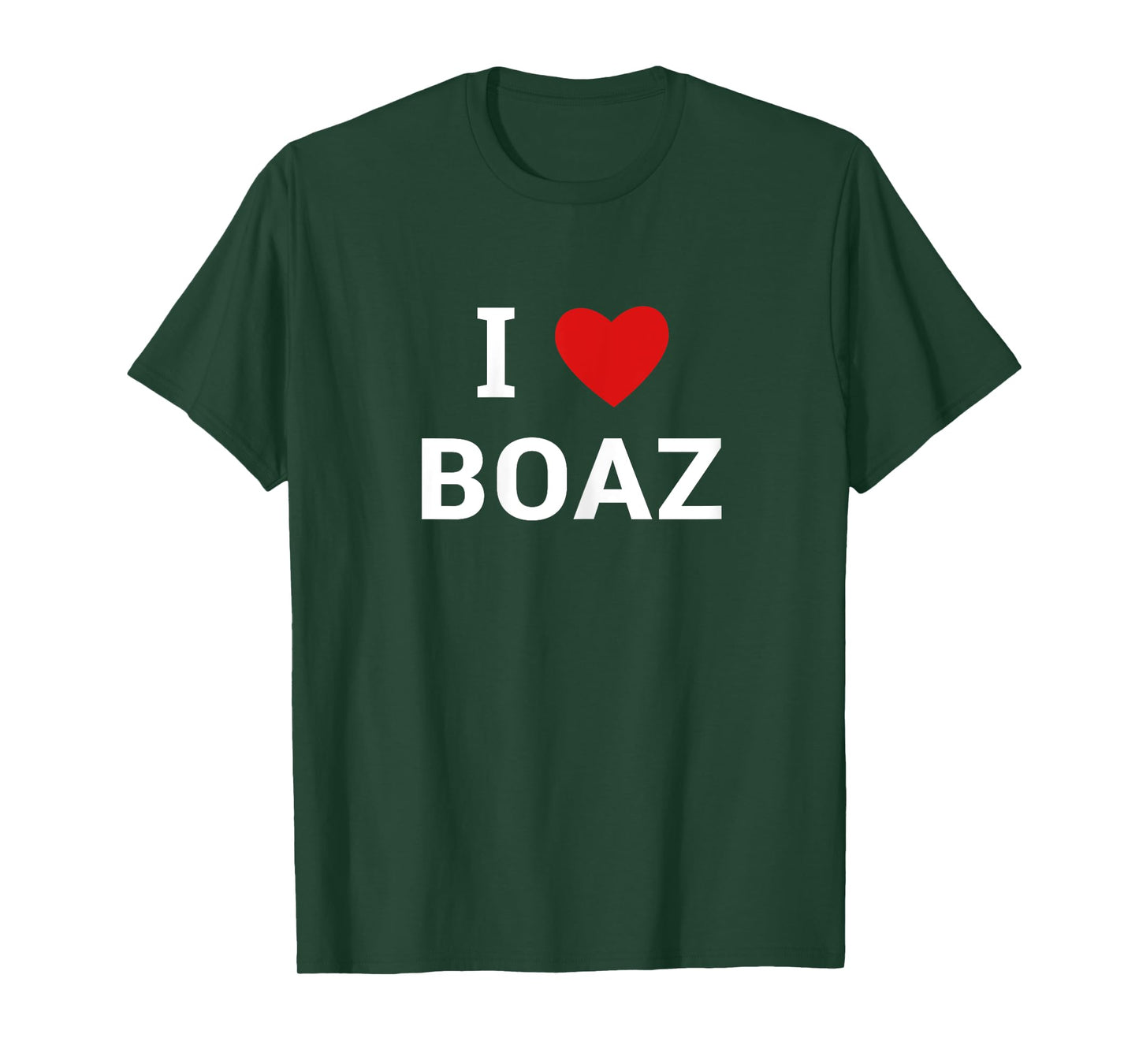 I Love Boaz Study of Ruth Bible Verse T-Shirt
