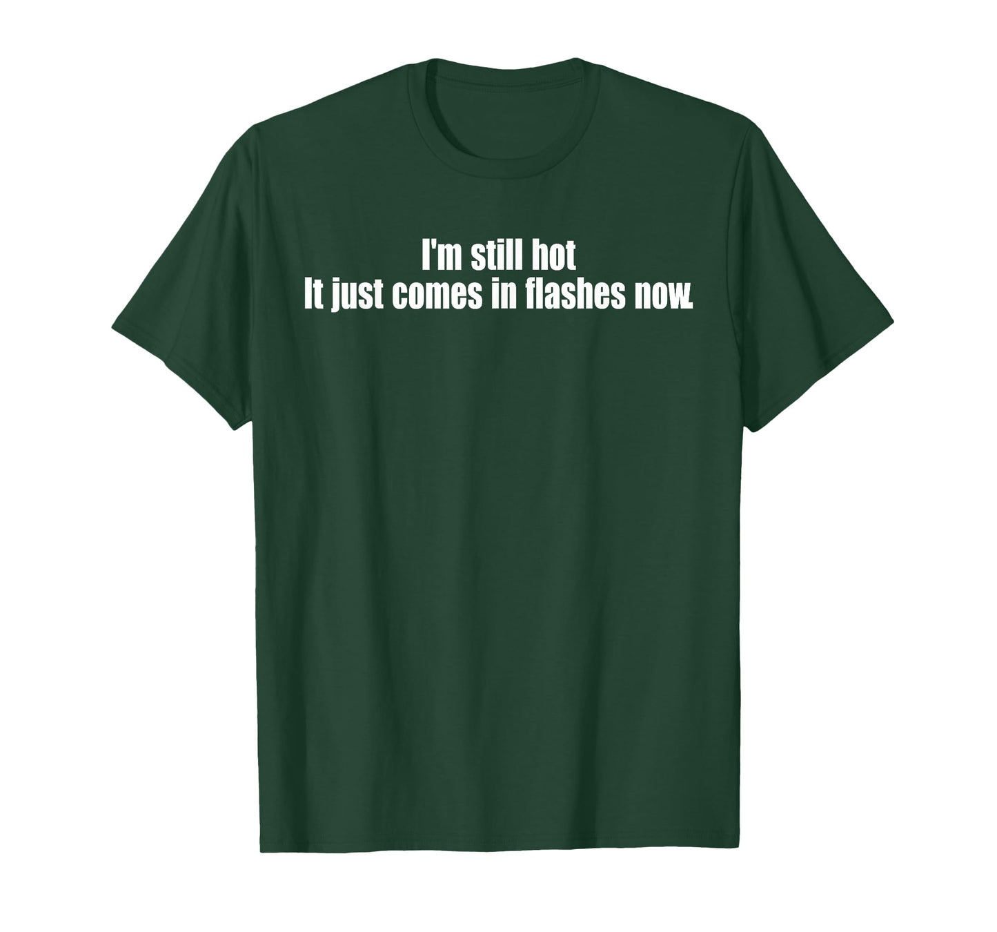 I'm Still Hot It Just Comes In Flashes Now Funny Quote T-Shirt