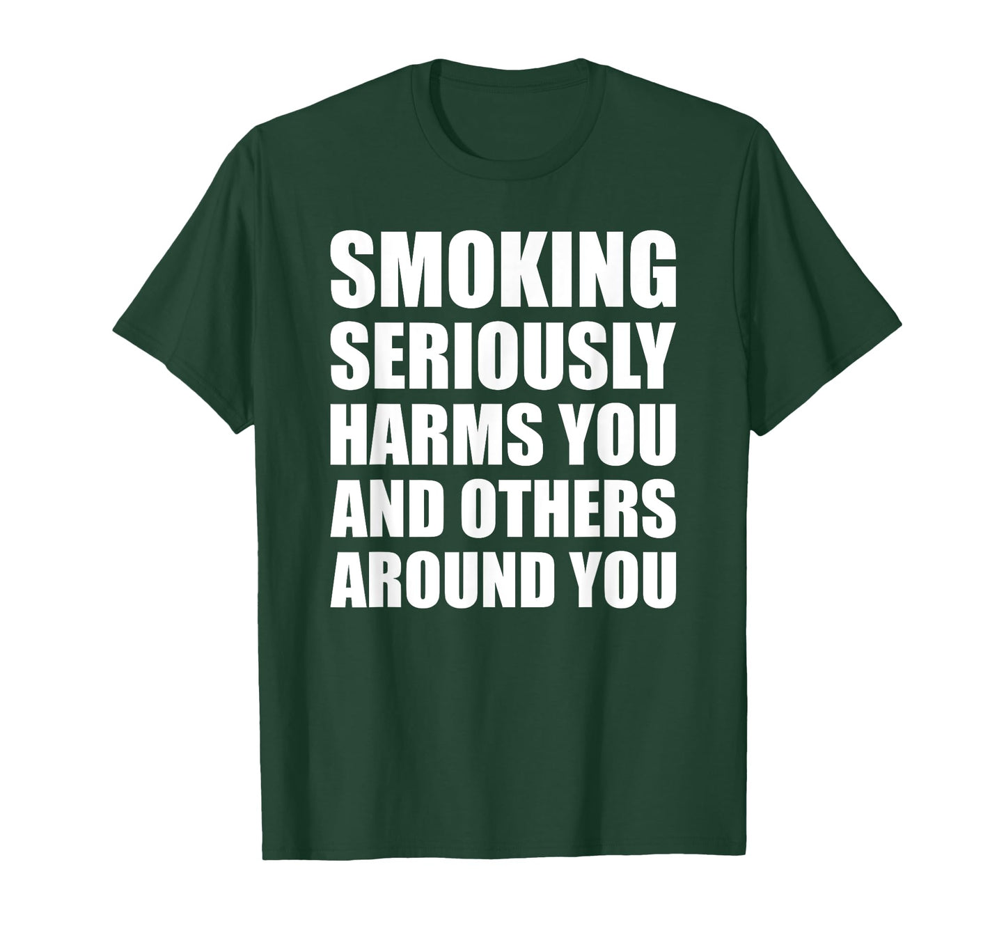 Smoking Seriously Harms You And Others Around You Warning T-Shirt