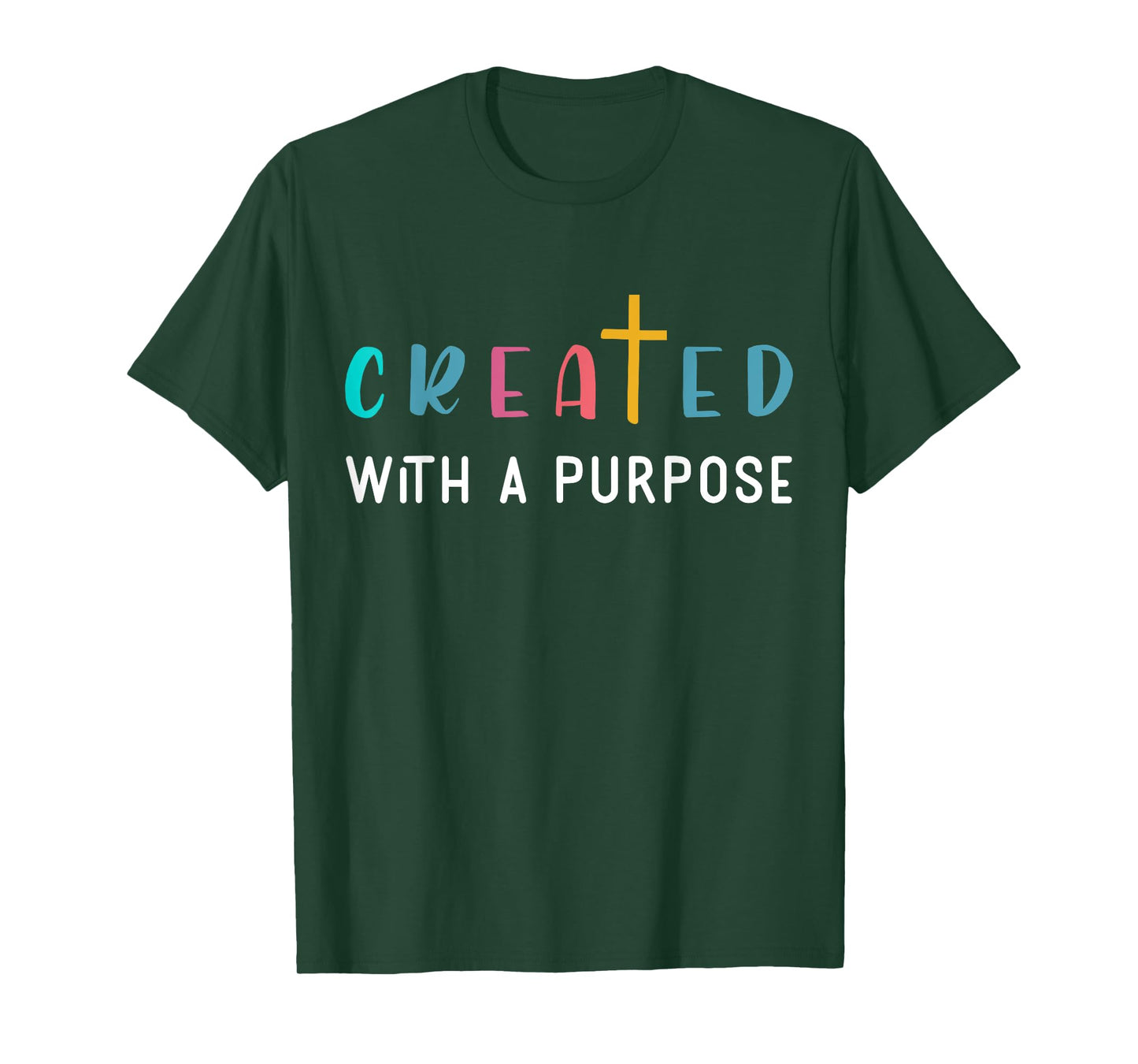 Created with a Purpose Kids Jesus Toddler Christian Kids T-Shirt