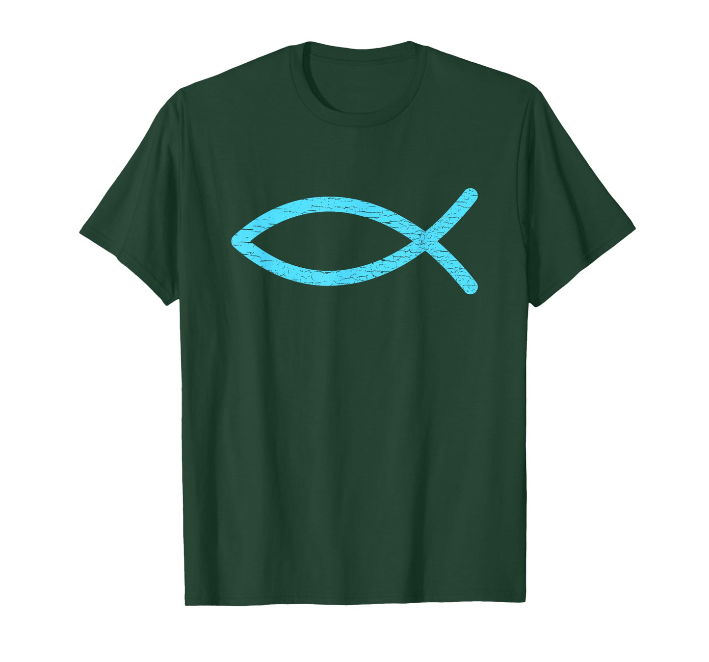 Christian Symbol Jesus Fish Ichthys Ixoye Religious Gifts T-Shirt