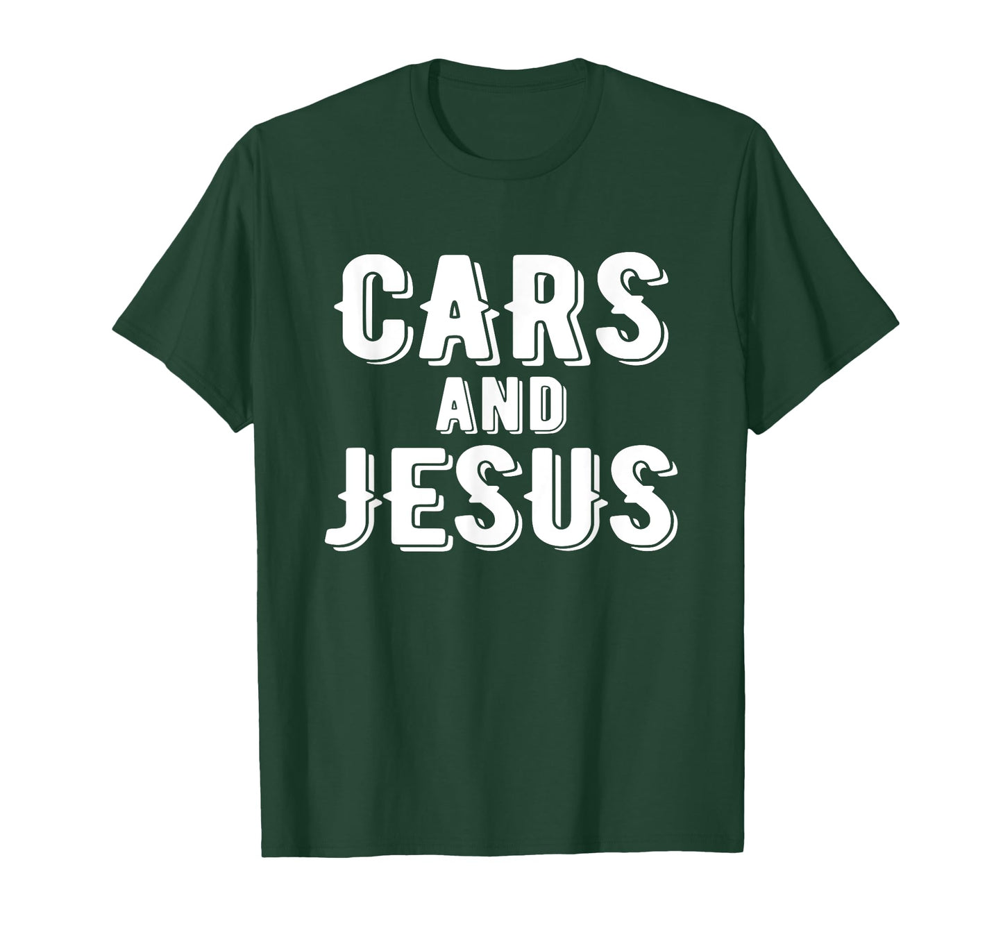 CARS AND JESUS T-SHIRT, Christian Car Lover Gift T-Shirt