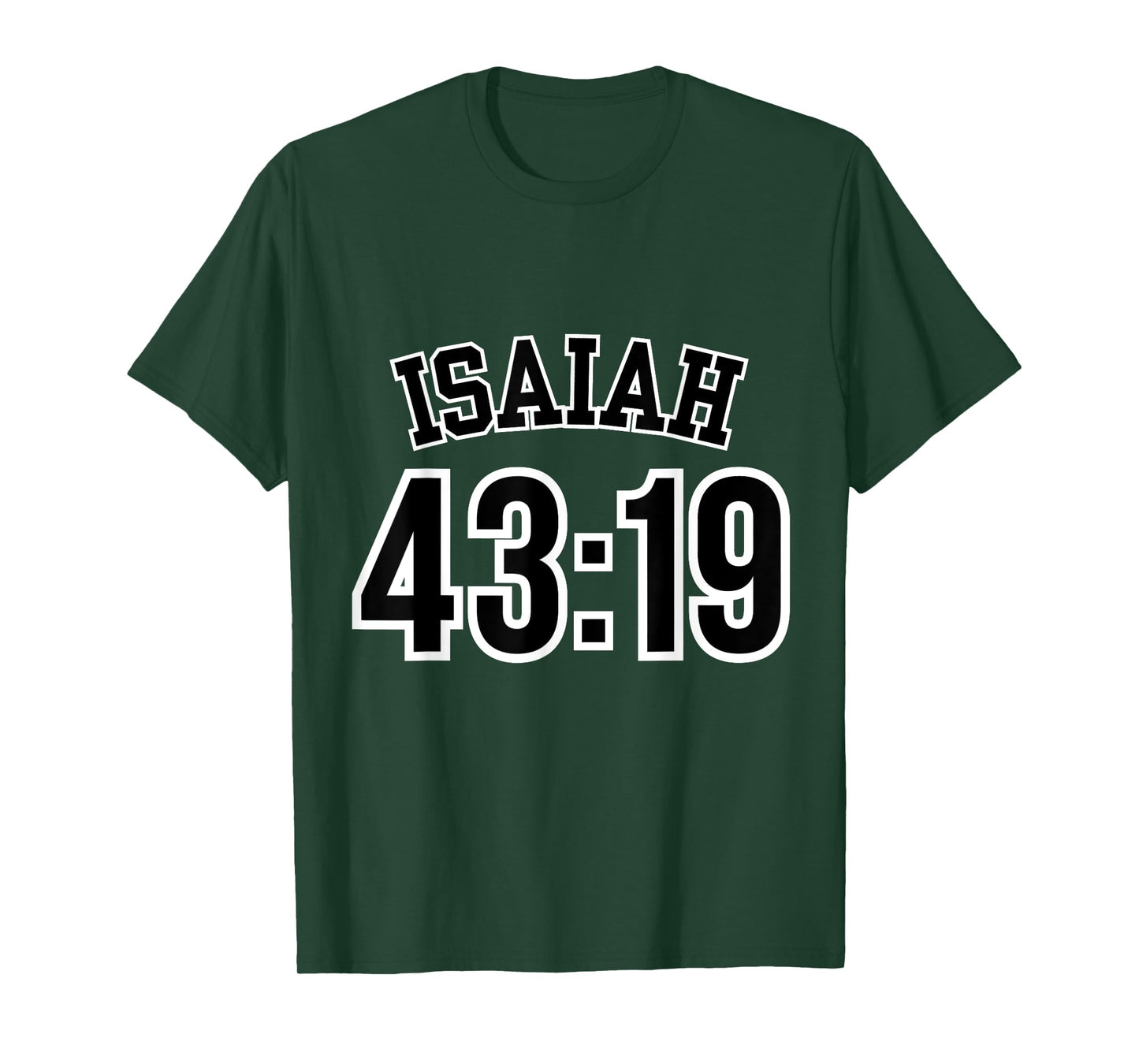 Isaiah 43:19 Sports Jersey Christian Scripture Verse Design T-Shirt
