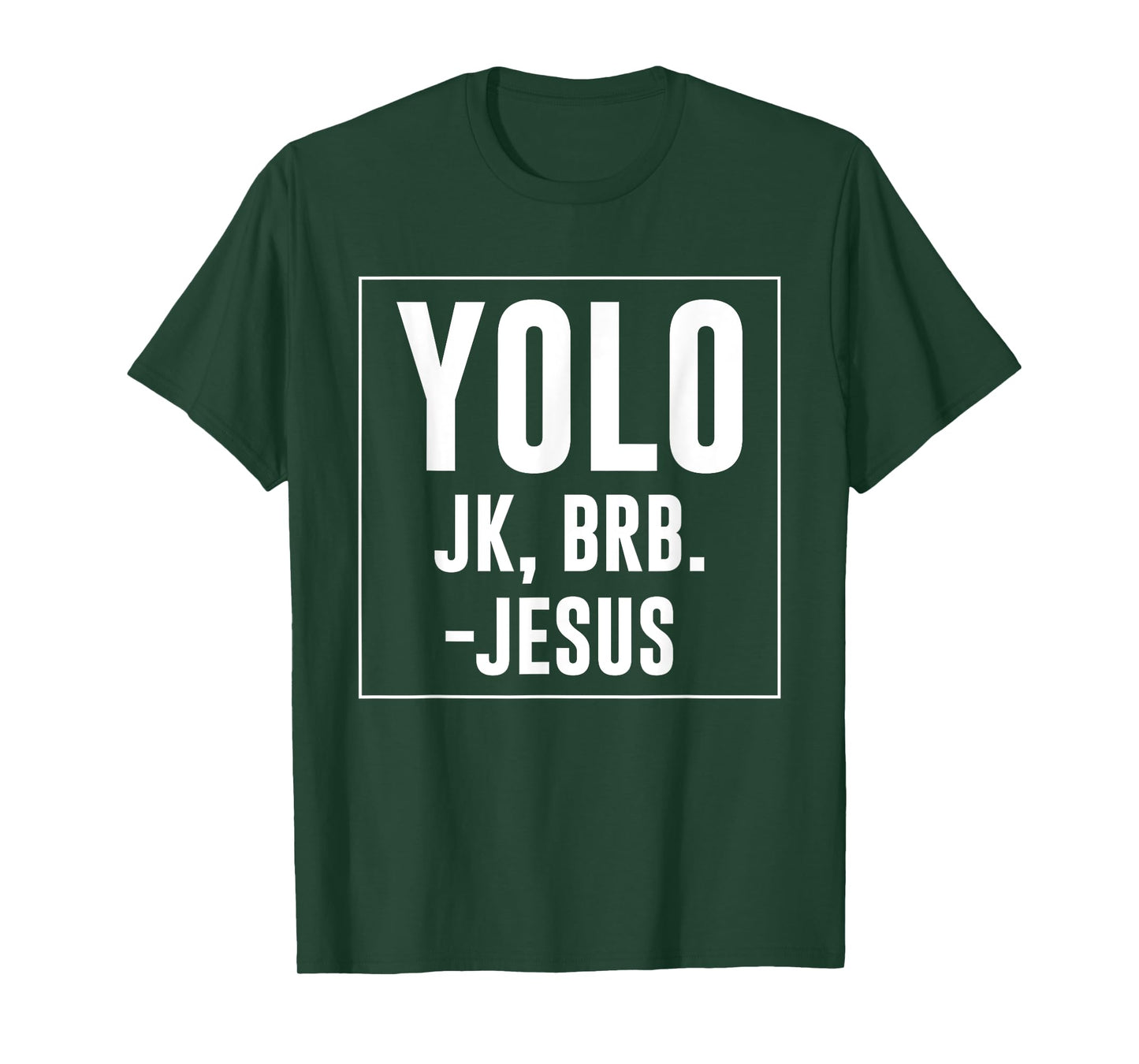 Yolo JK Brb Jesus Quotes Christ Risen Easter Day T-Shirt