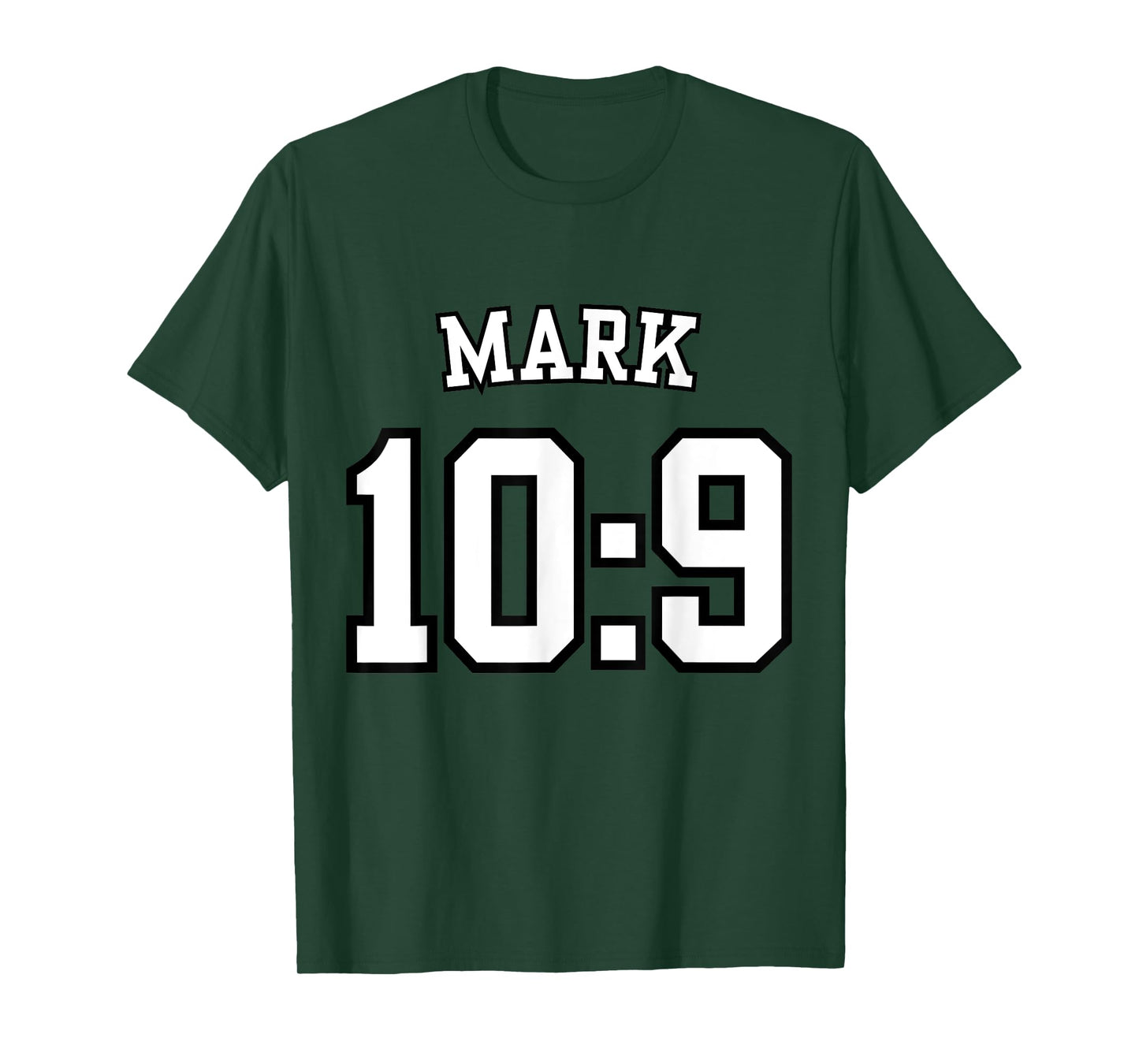 Mark 10:9 Sports Jersey Christian Scripture Design T-Shirt