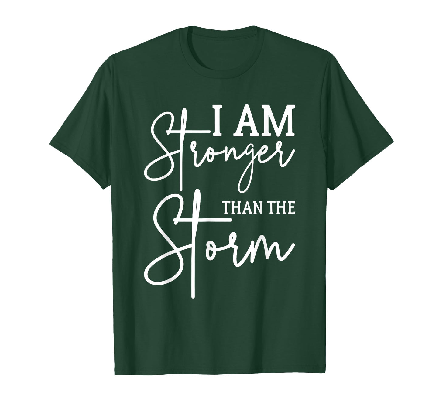 I am stronger than the storm christian faith bible verses T-Shirt
