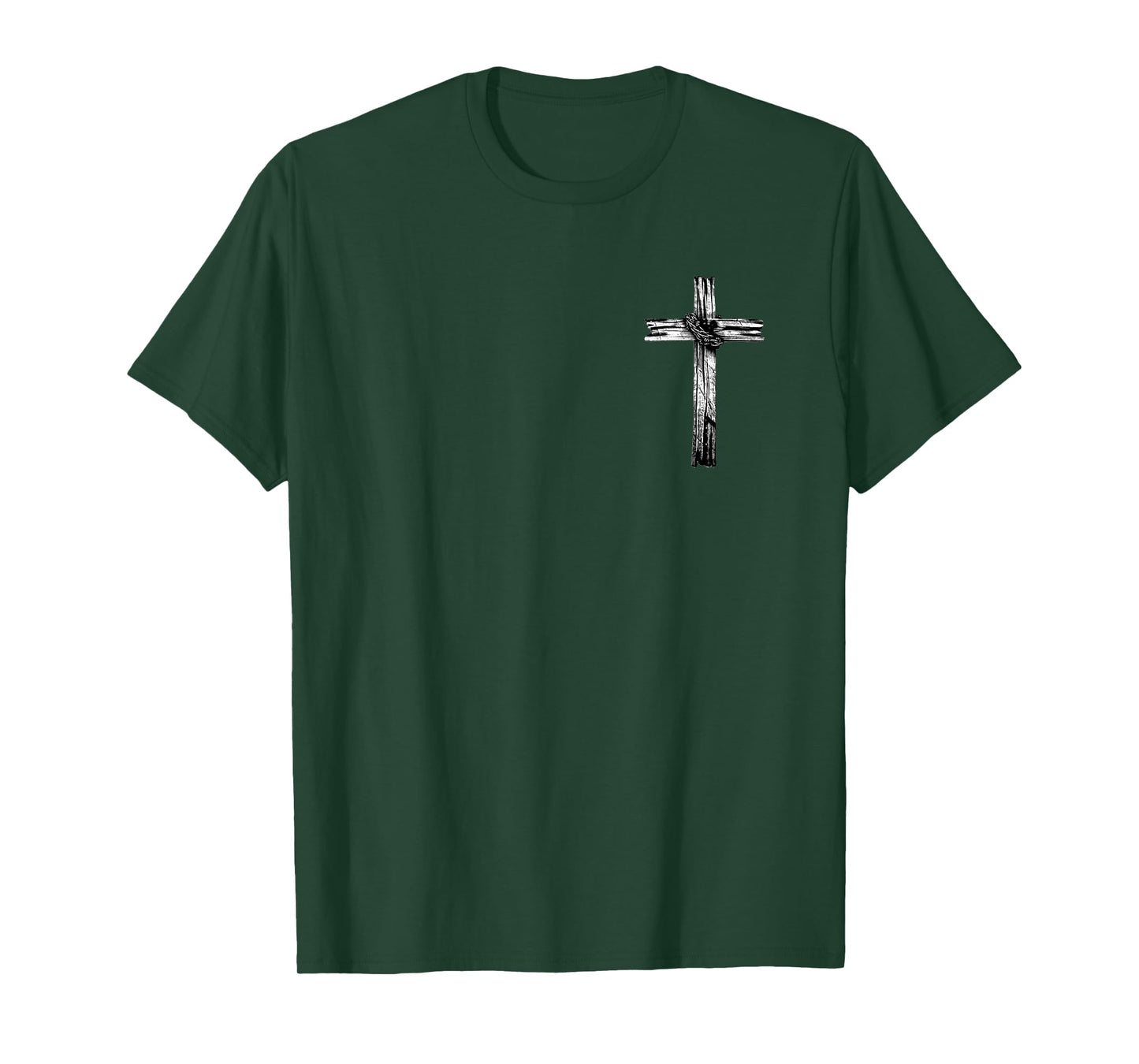 John 3:16 Christian Cross Bible Front and Back T-Shirt