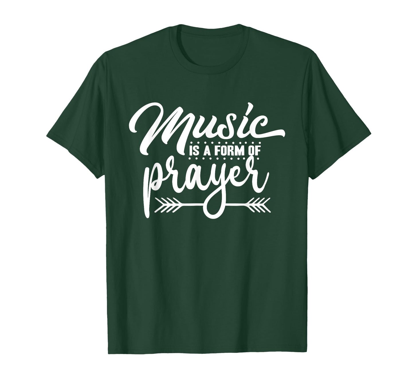 Music Is A Form of Prayer Christian Musician Religious T-Shirt