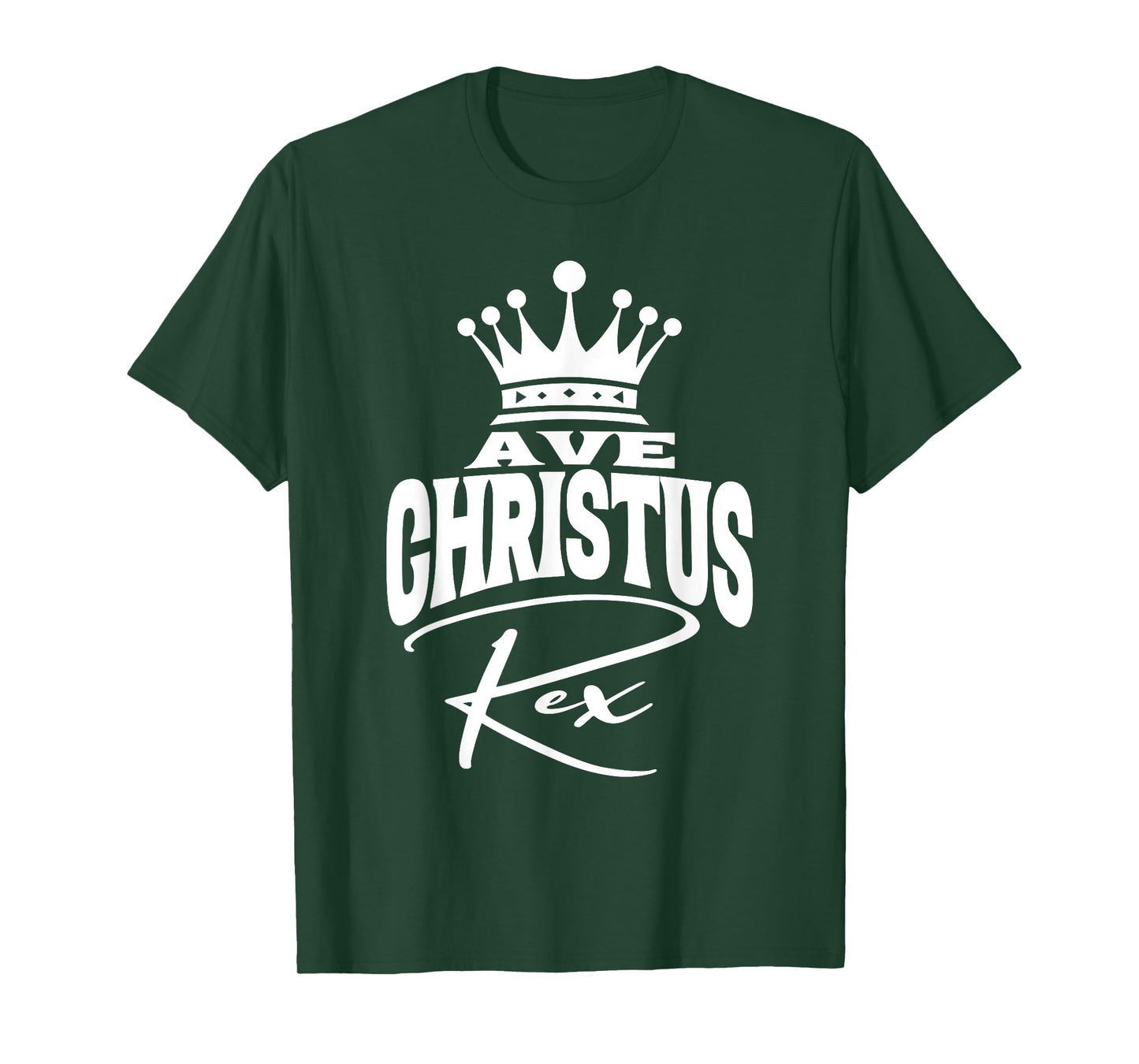 Ave Christus Rex Traditional Catholic Latin Hail Christ King T-Shirt