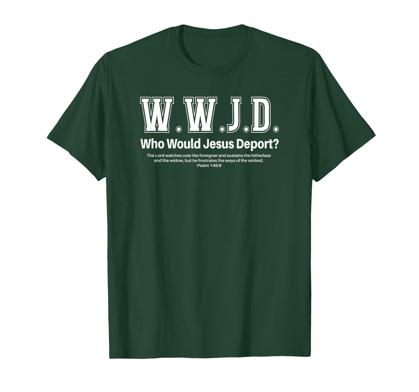 WWJD Who Would Jesus Deport? T-Shirt