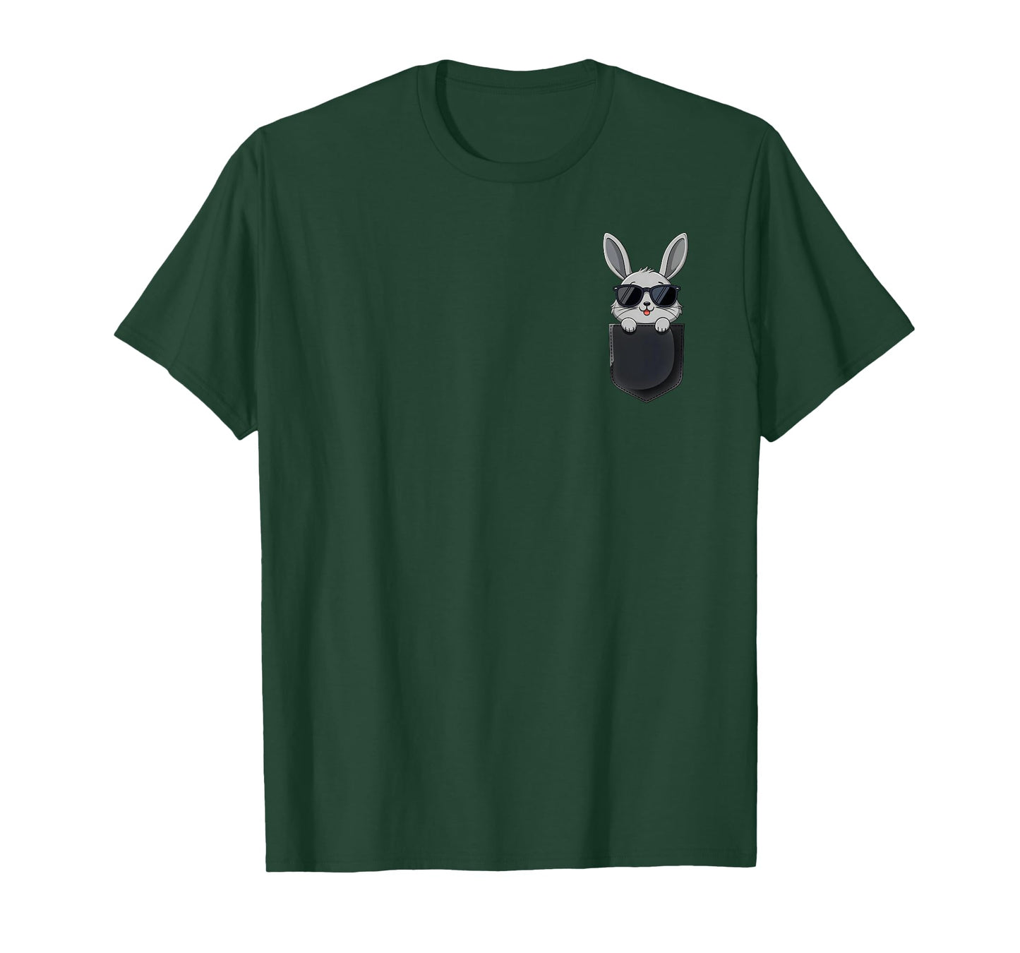 Funny Easter Bunny In Pocket T-Shirt