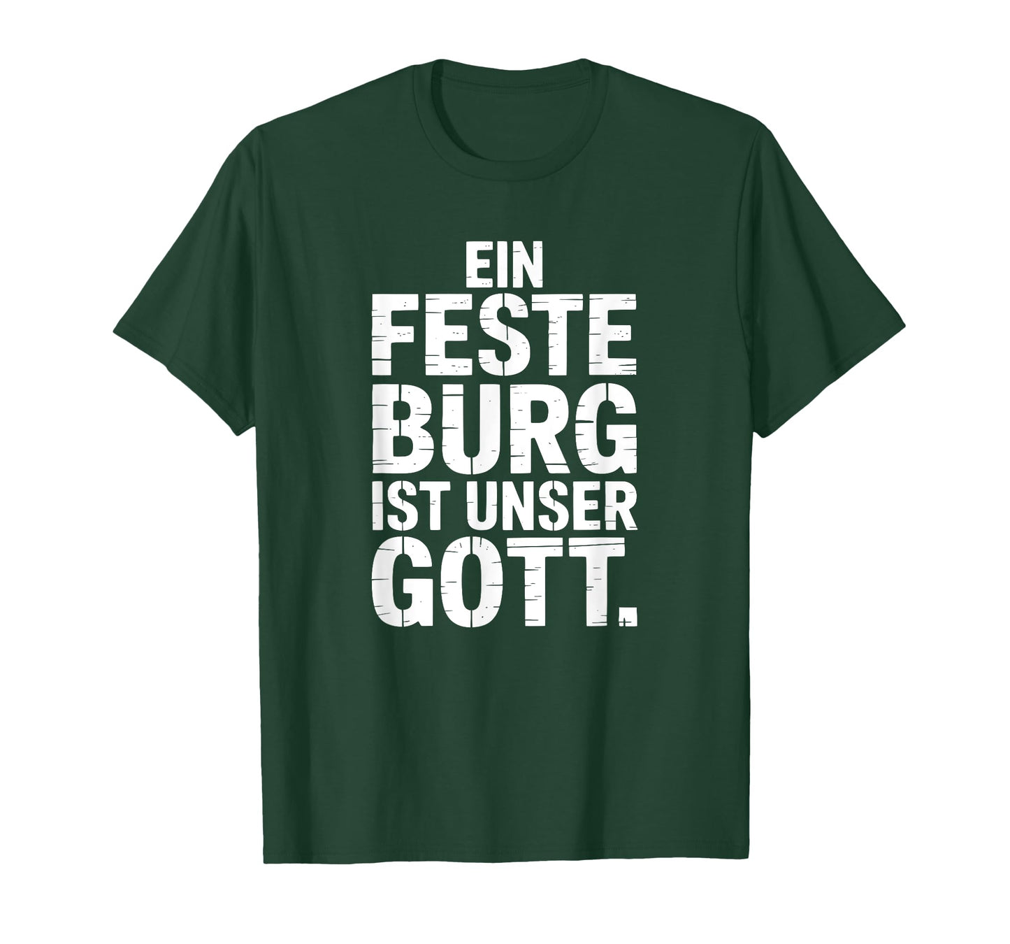A Mighty Fortress is Our God German Lutheran Distressed T-Shirt