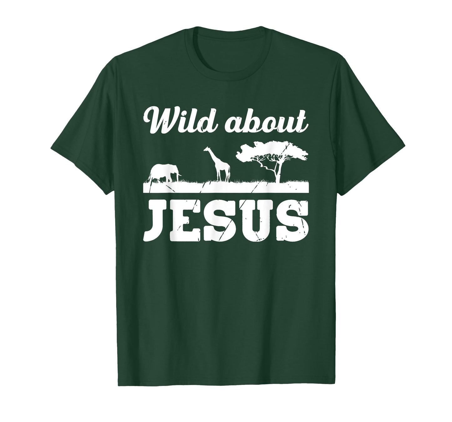 Wild About Jesus Funny Vacation Bible School Christian Camp T-Shirt