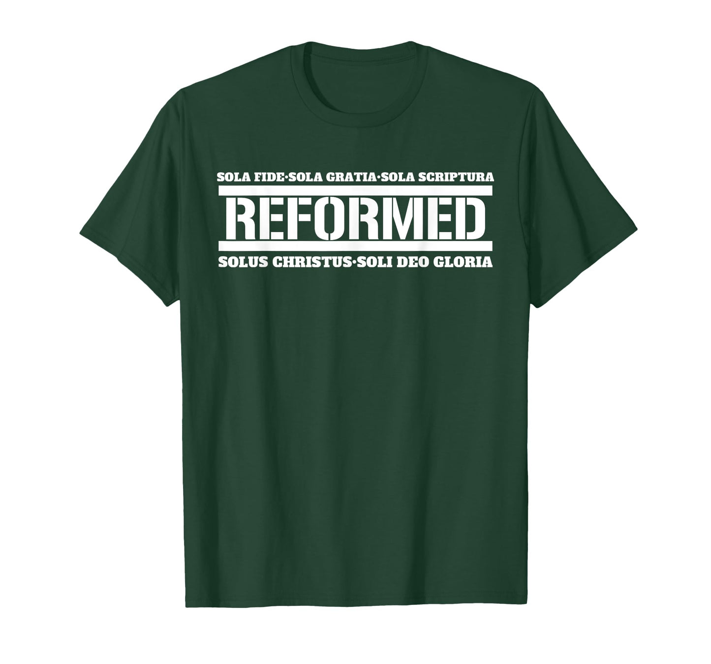 Five Solas of the Reformation Reformed T-Shirt T-Shirt