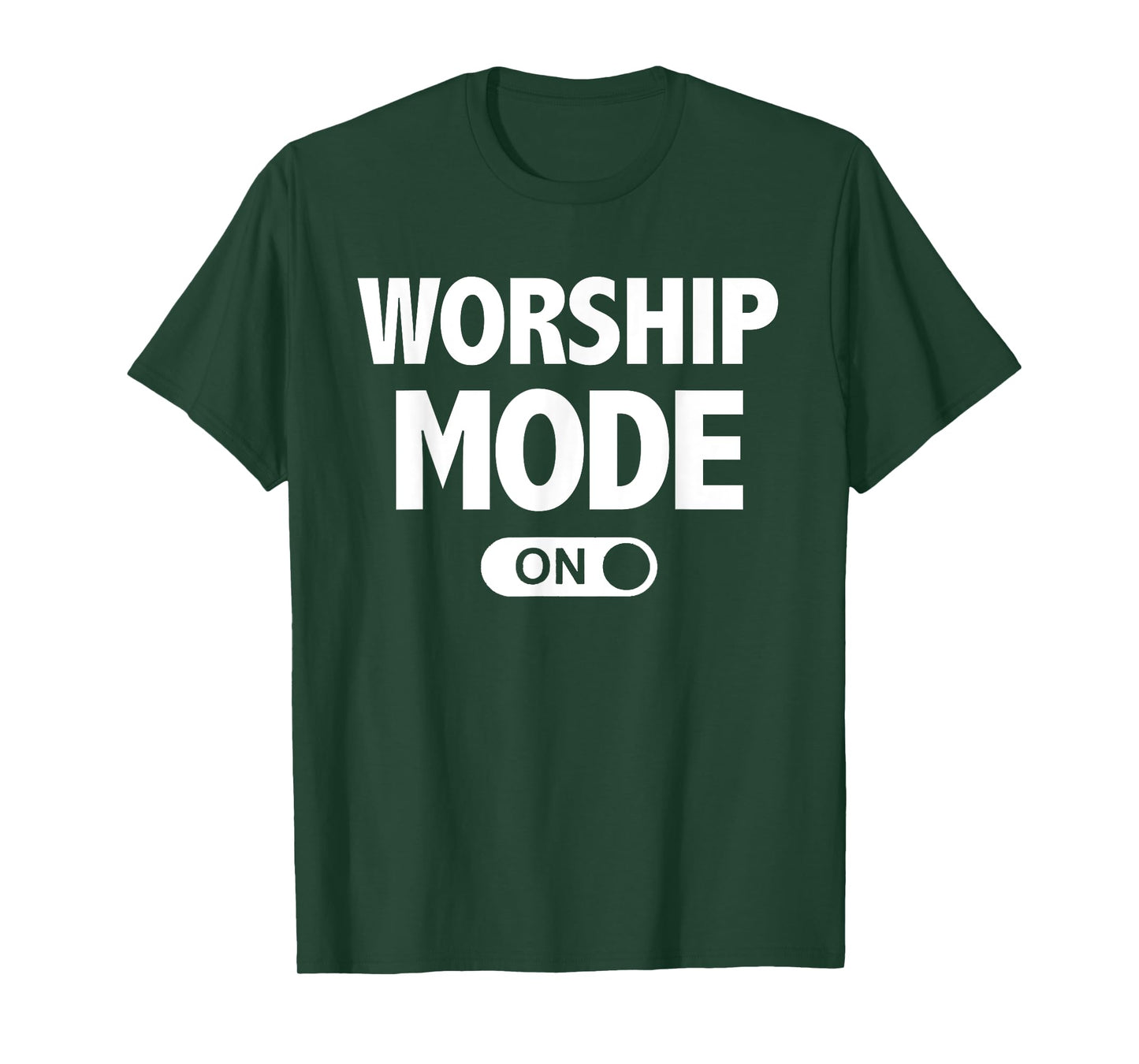 Christian Praise & Worship T-Shirts Worship Mode On T-Shirt