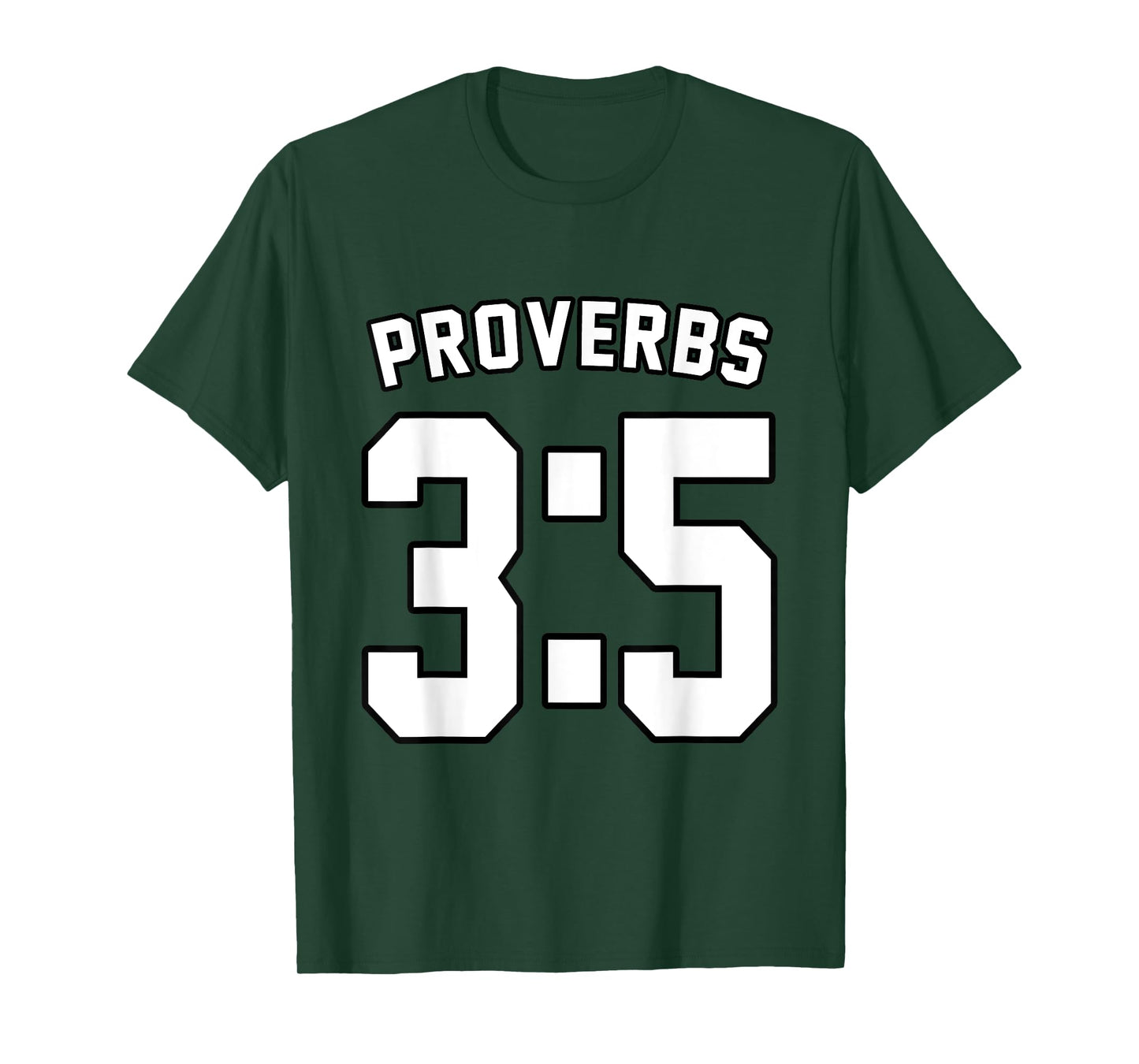 Proverbs 3:5 Sports Jersey Christian Motivation Apparel T-Shirt