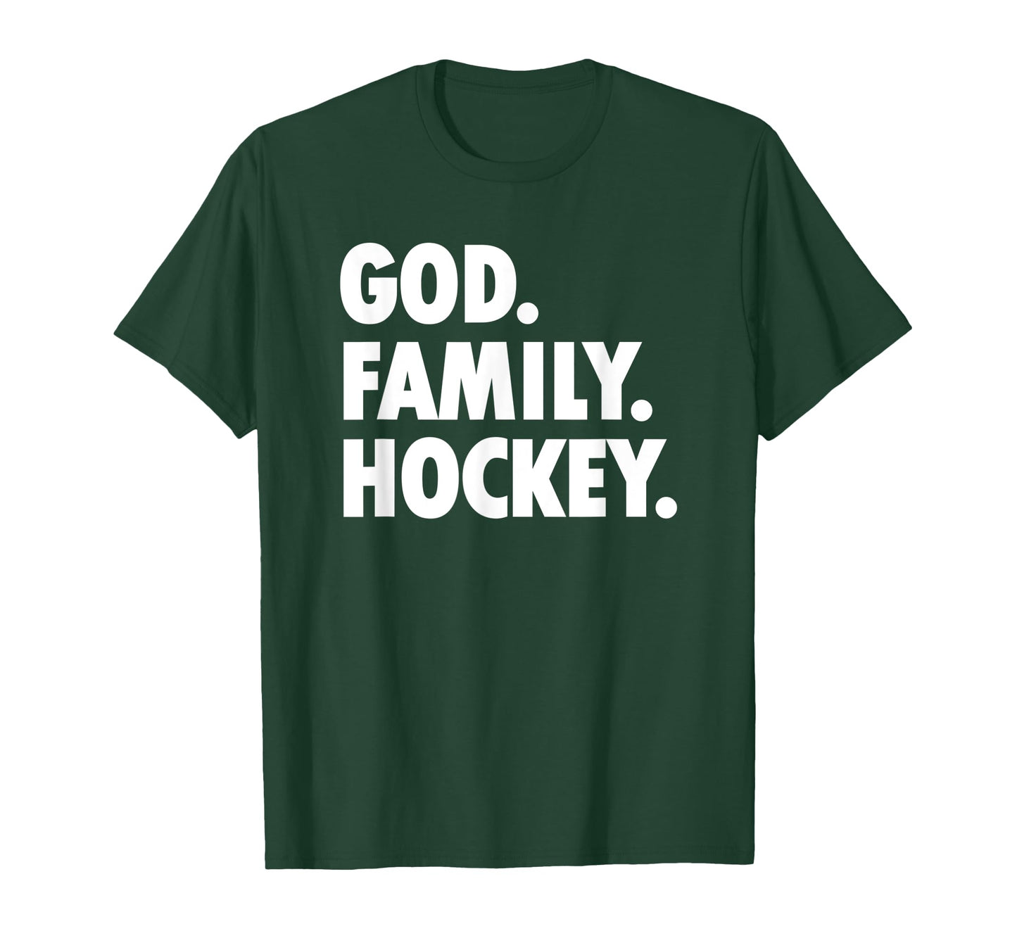 God Family Hockey - Novelty Faith T-Shirt