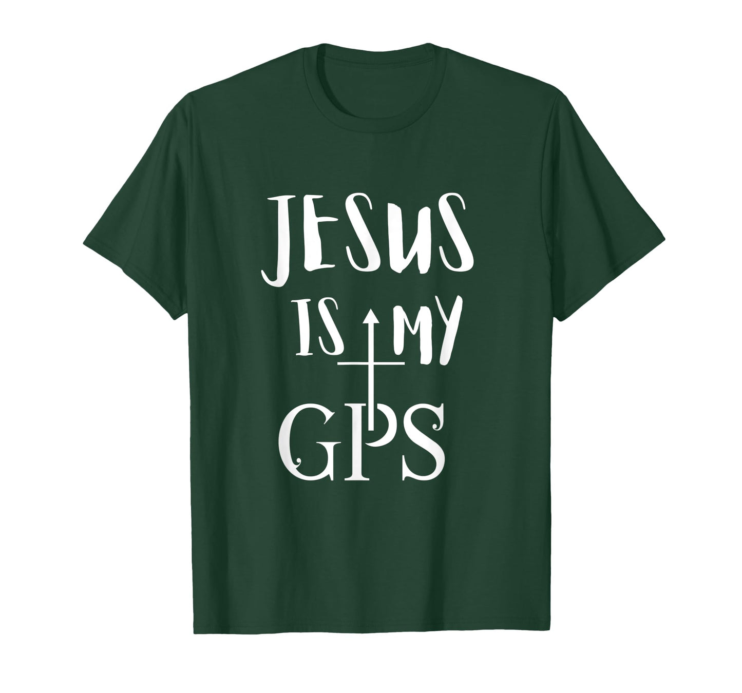 Jesus Is My GPS Christian cross christi gift T-Shirt