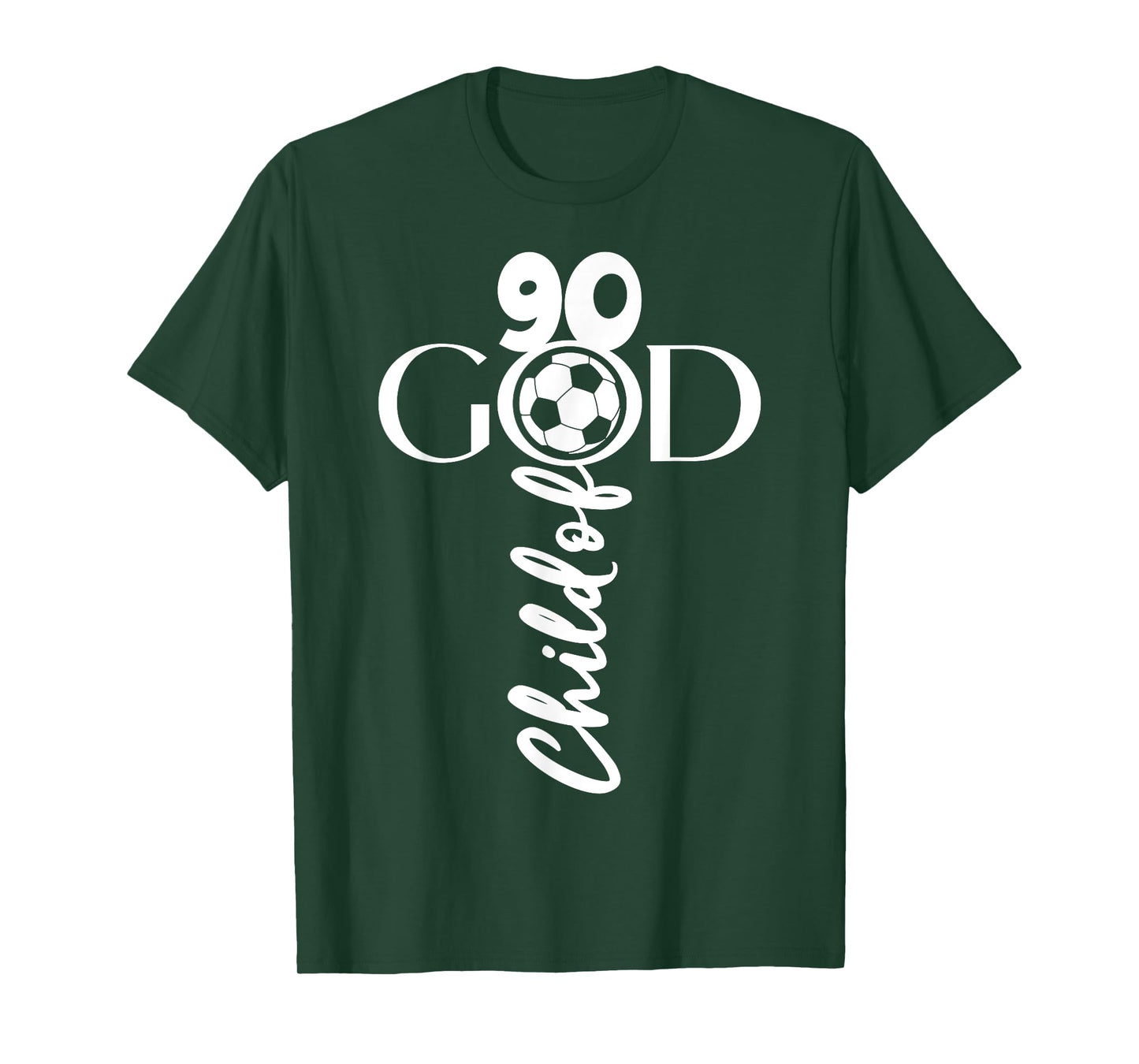 JESUS CHRIST 90 YEARS CHILD OF GOD SOCCER 90TH BIRTHDAY T-Shirt