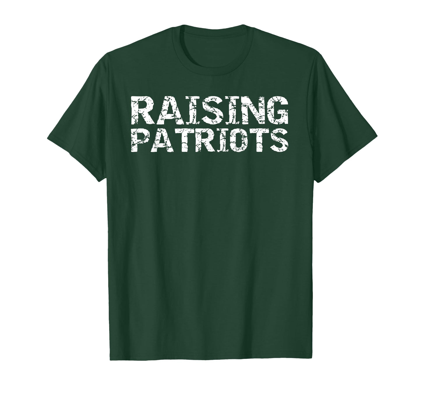 American Mom Gift Father's Day Gift for Dad Raising Patriots T-Shirt