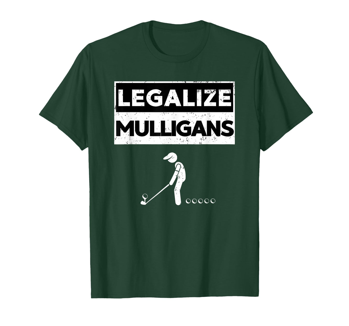 legalize mulligans funny golf T-Shirt